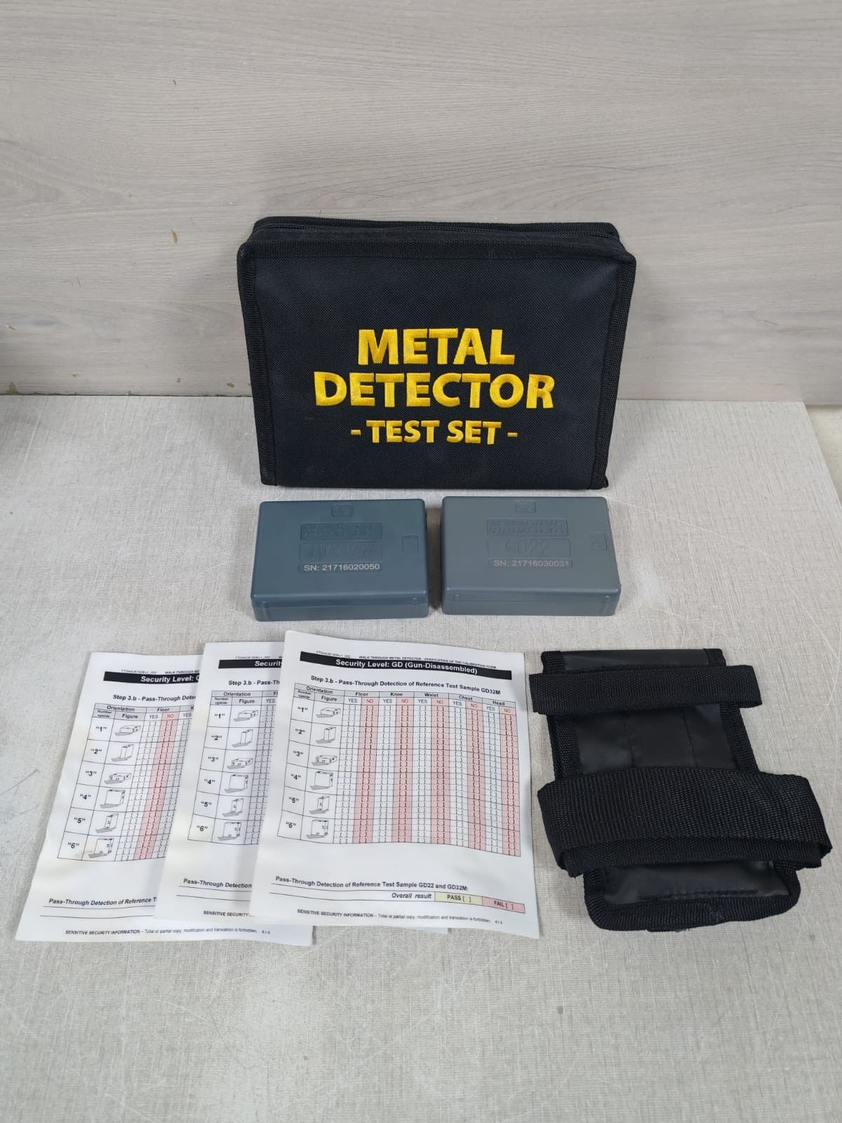 EMD-SK-GDML EMD-SAMPLE KIT METAL DETECTOR TEST SET