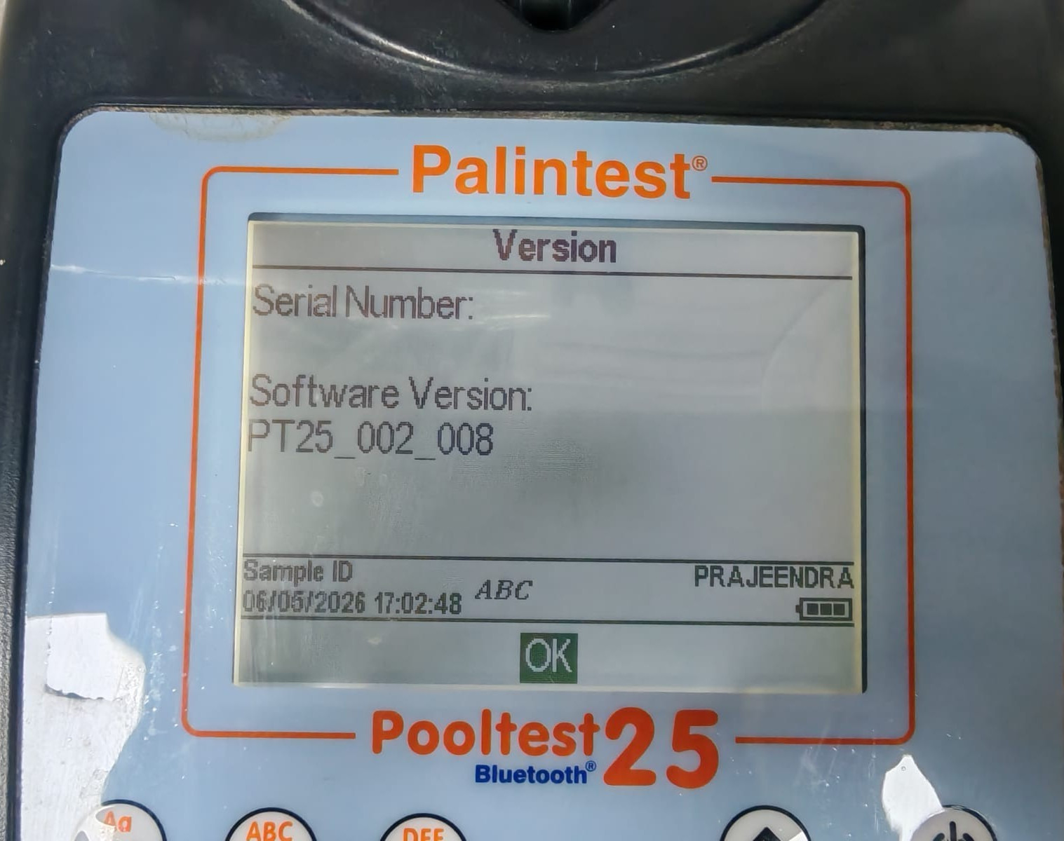 PALINTEST PALINTEST PALINTEST POOLTEST 25 BLUETOOTH WATERPROOF PHOTOMETER 3