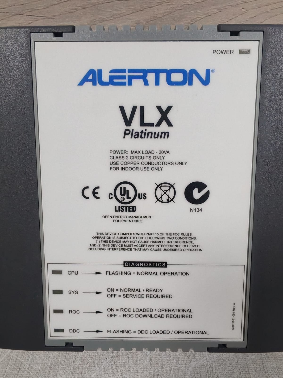Alerton ALERTON ALERTON VLX PLATINUM MANAGEMENTLEVEL FIELD CONTROLLER 3