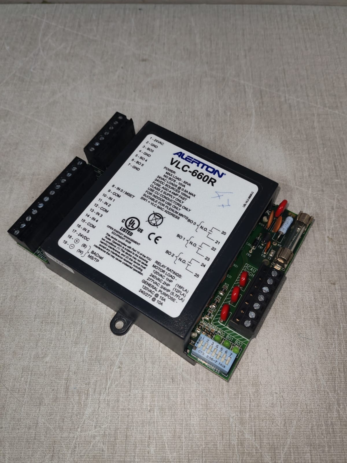 Alerton VLC-660R / VLC-660RZ-K-F ALERTON VLC-660R / VLC-660RZ-K-F BACTALK CONTROL MODULE 24VAC 4