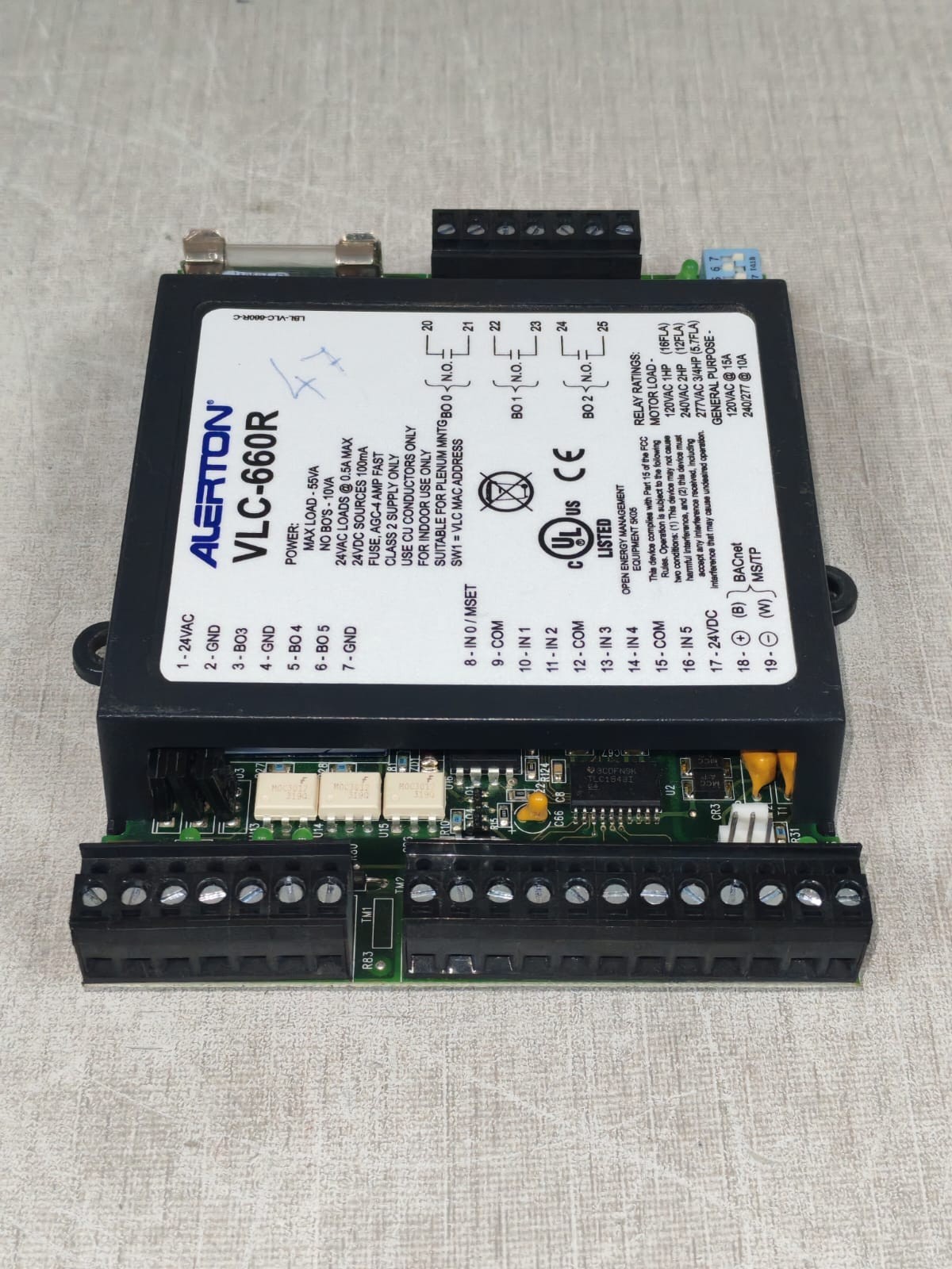 Alerton VLC-660R / VLC-660RZ-K-F ALERTON VLC-660R / VLC-660RZ-K-F BACTALK CONTROL MODULE 24VAC 5
