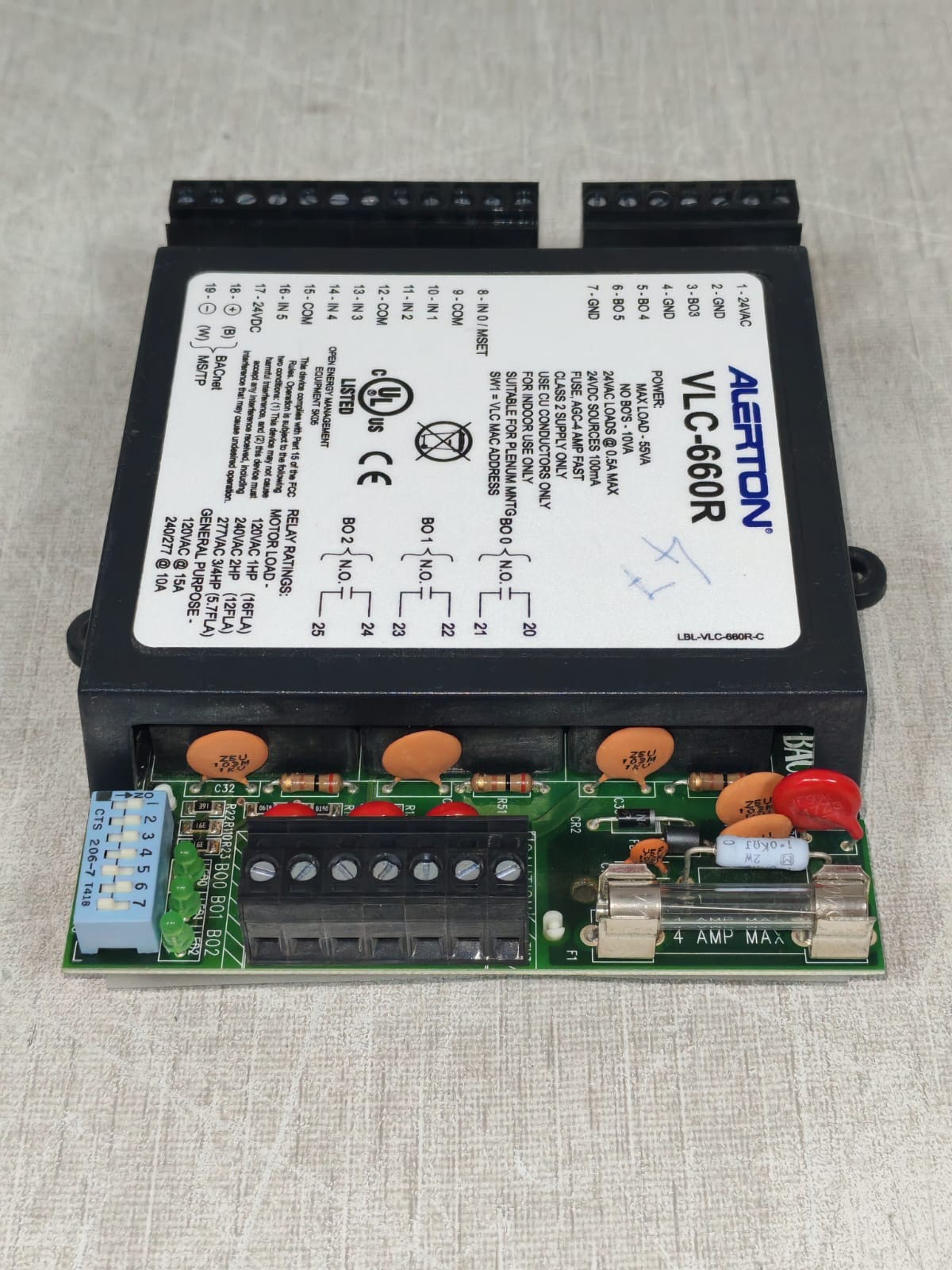 Alerton VLC-660R / VLC-660RZ-K-F ALERTON VLC-660R / VLC-660RZ-K-F BACTALK CONTROL MODULE 24VAC 6