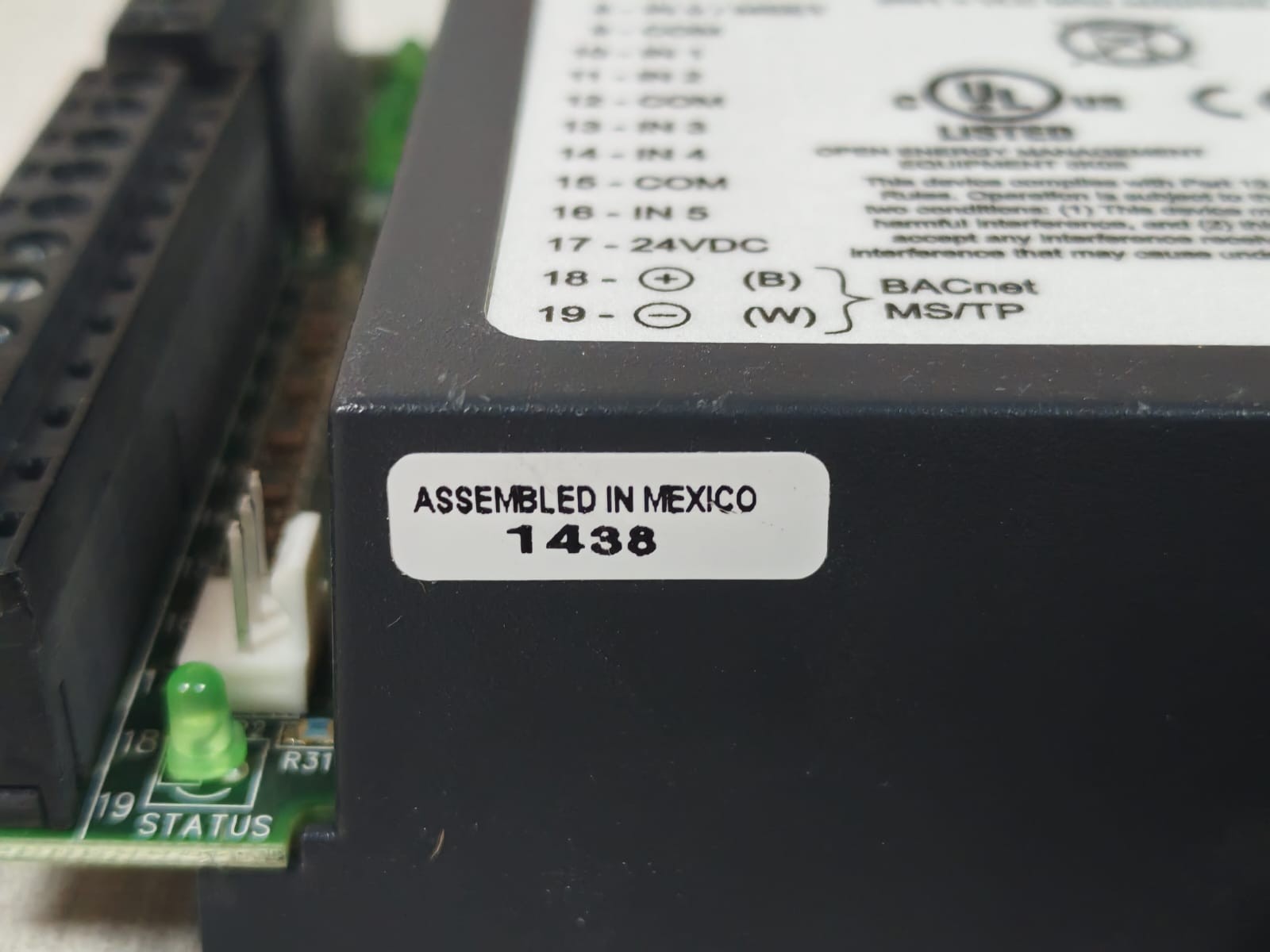 Alerton VLC-660R / VLC-660RZ-K-F ALERTON VLC-660R / VLC-660RZ-K-F BACTALK CONTROL MODULE 24VAC 9