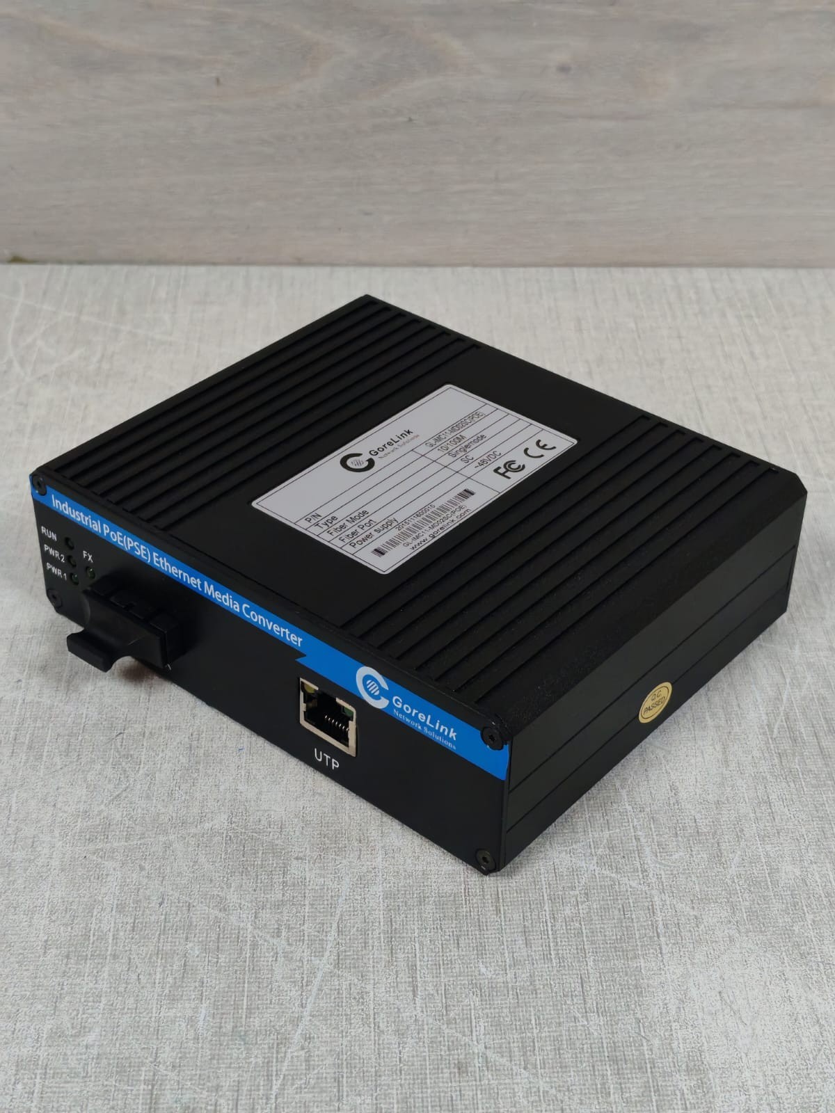 GORELINK GL-IMC11-MD02SC(POE) GORELINK GL-IMC11-MD02SC(POE) INDUSTRIAL POE(PSE)ETHERNET MEDIA CONVERTER 48VDC 7