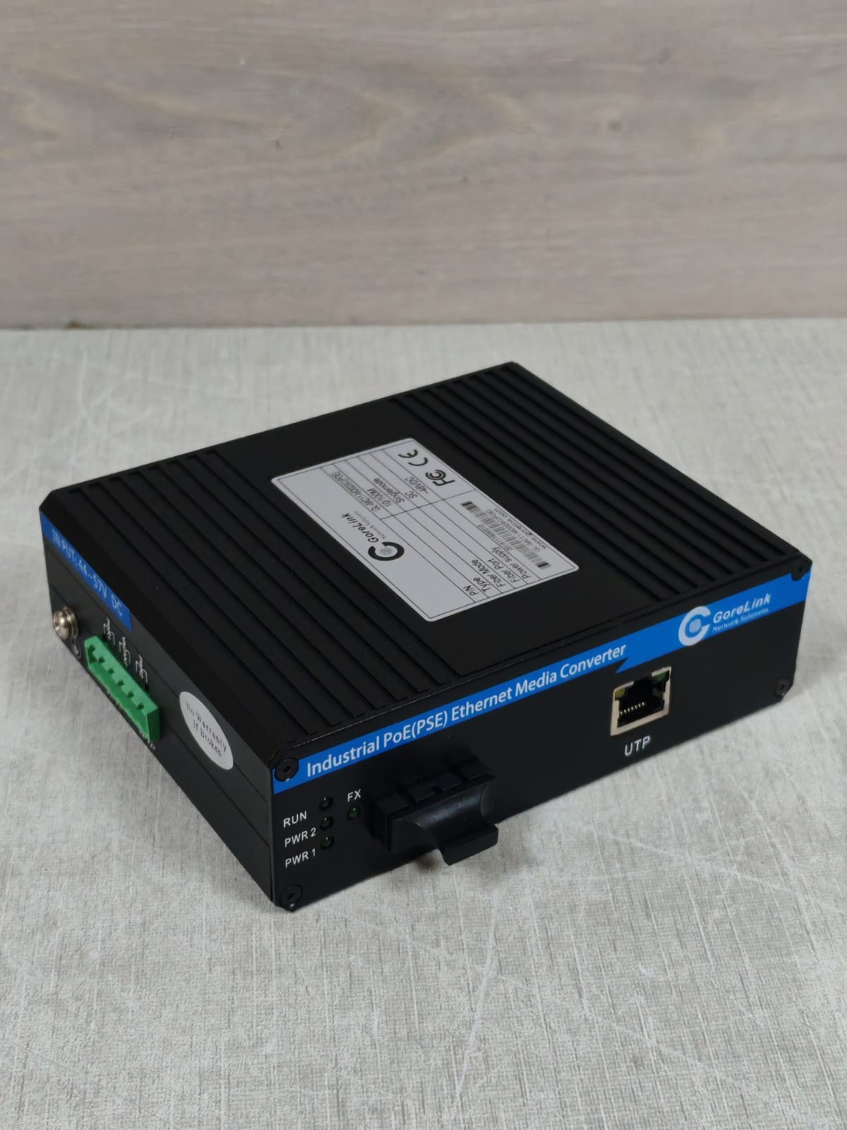 GORELINK GL-IMC11-MD02SC(POE) GORELINK GL-IMC11-MD02SC(POE) INDUSTRIAL POE(PSE)ETHERNET MEDIA CONVERTER 48VDC 8