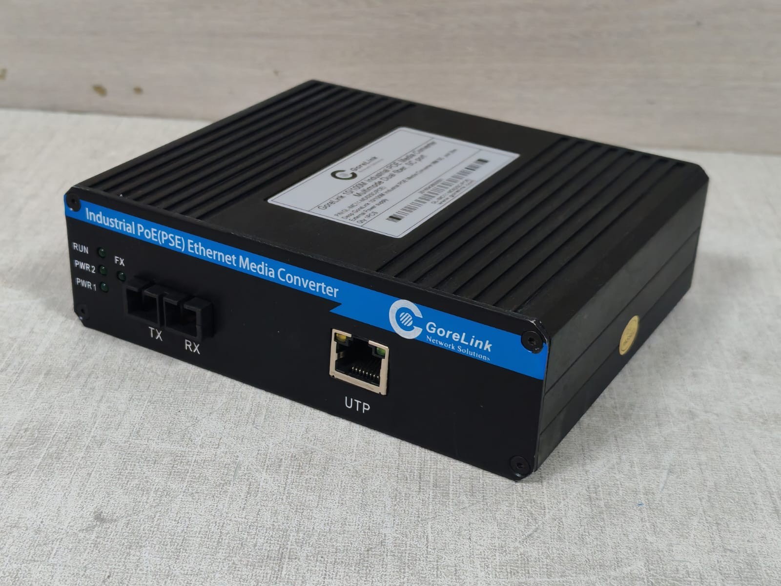 GORELINK GL-IMC11-MD02SC(POE) GORELINK GL-IMC11-MD02SC(POE) INDUSTRIAL POE(PSE)ETHERNET MEDIA CONVERTER 48VDC 6
