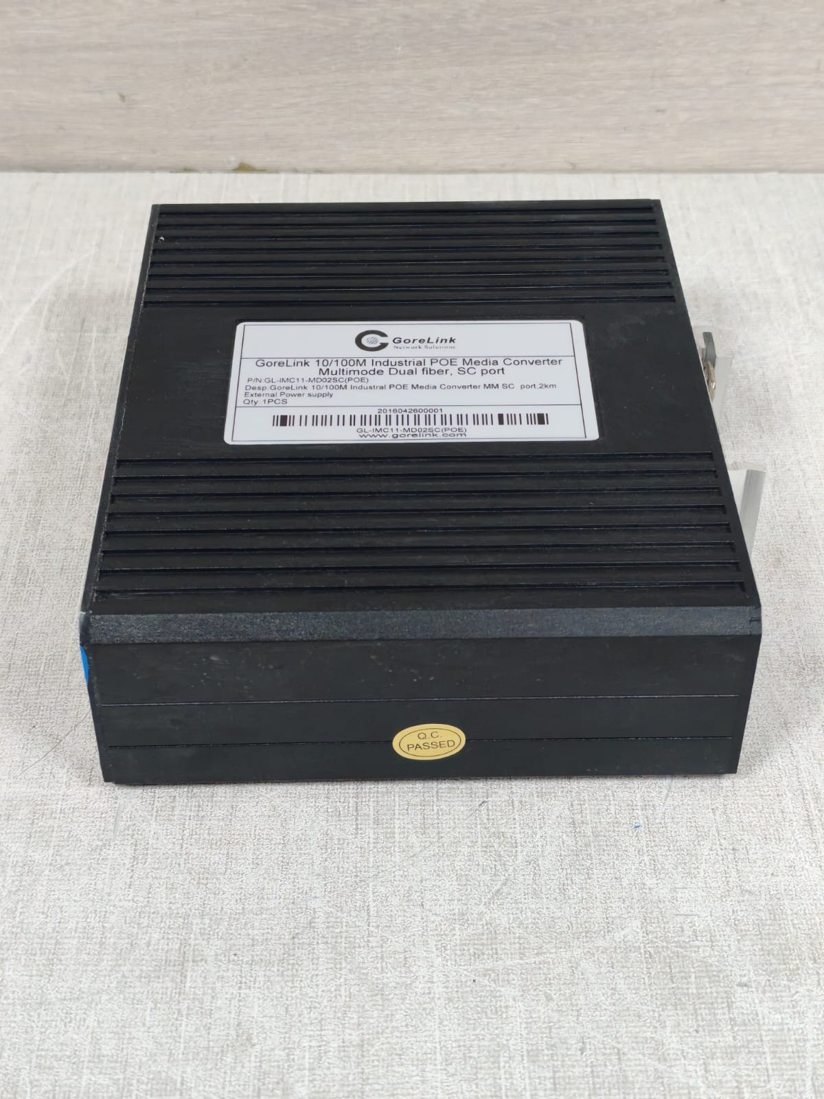 GORELINK GL-IMC11-MD02SC(POE) GORELINK GL-IMC11-MD02SC(POE) INDUSTRIAL POE(PSE)ETHERNET MEDIA CONVERTER 48VDC 10