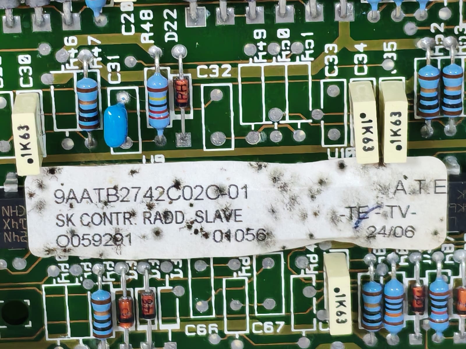 HP 9AATB2742C02O-01, 0CSA2742C01 HP 9AATB2742C02O-01 SK CONTROL RADD SLAVE 0CSA2742C01 5