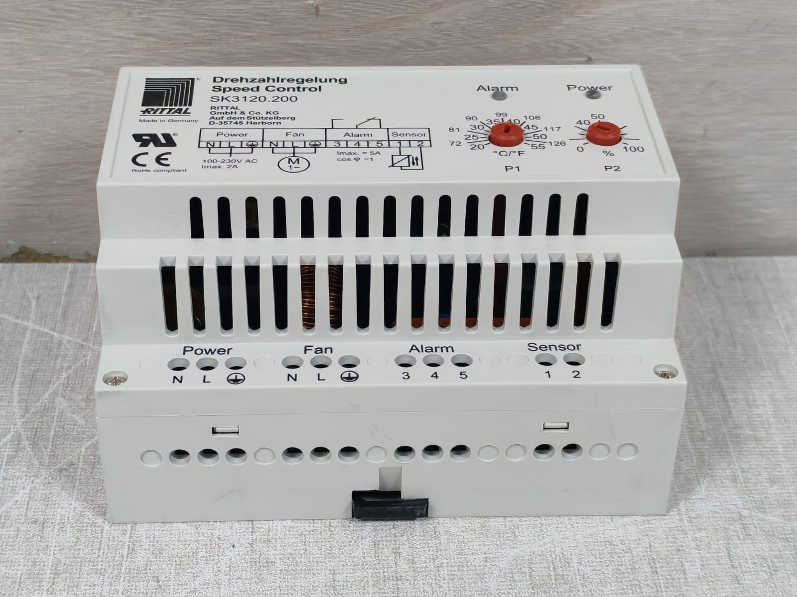 Rittal SK 3120.200 RITTAL SK 3120.200 FAN SPEED CONTROL 5