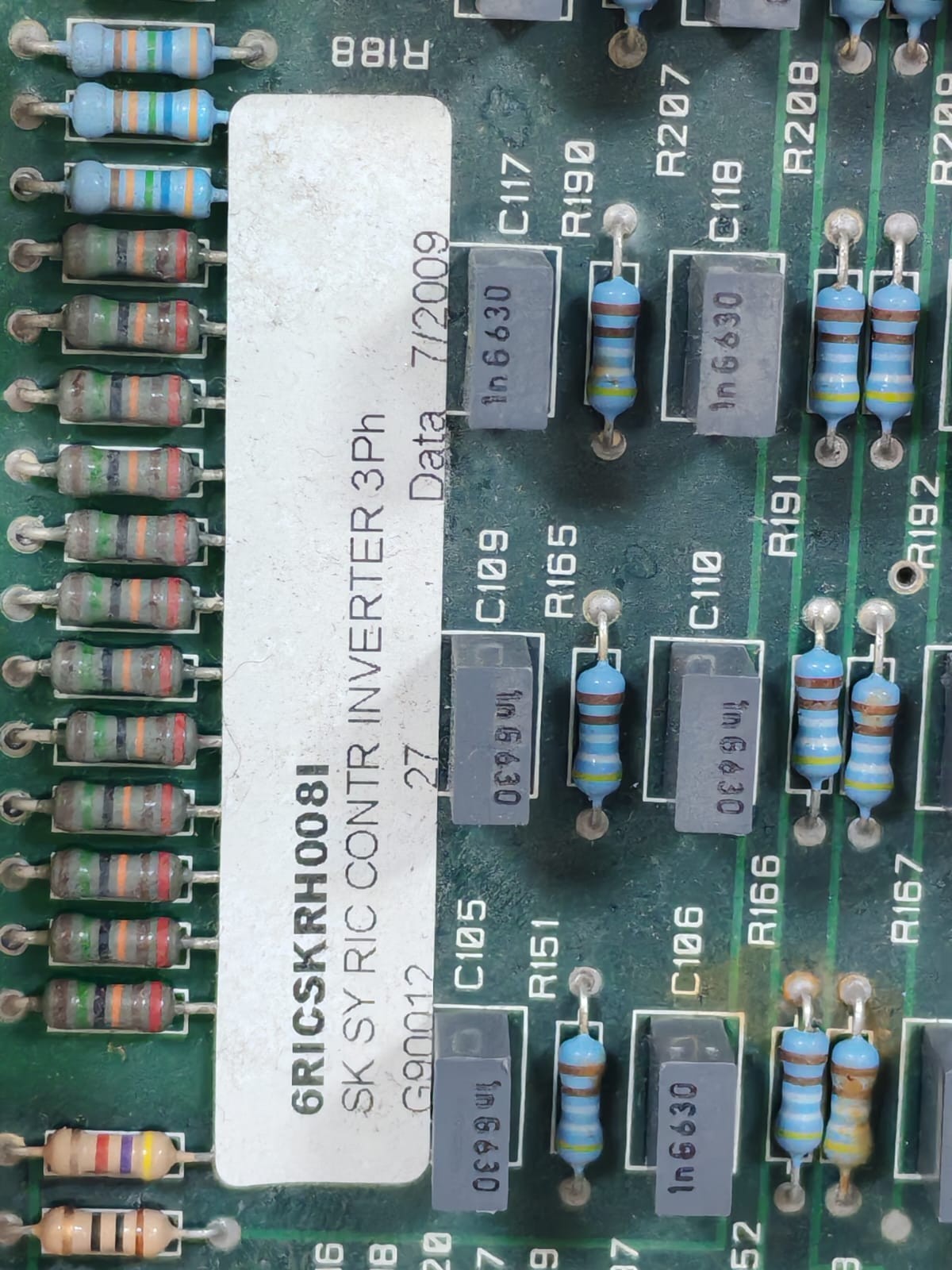 Unbranded 6RICSKRH0081 6RICSKRH0081 SK SY RIC CONTR INVERTER 3 PHASE CS12190C 02607224A 3