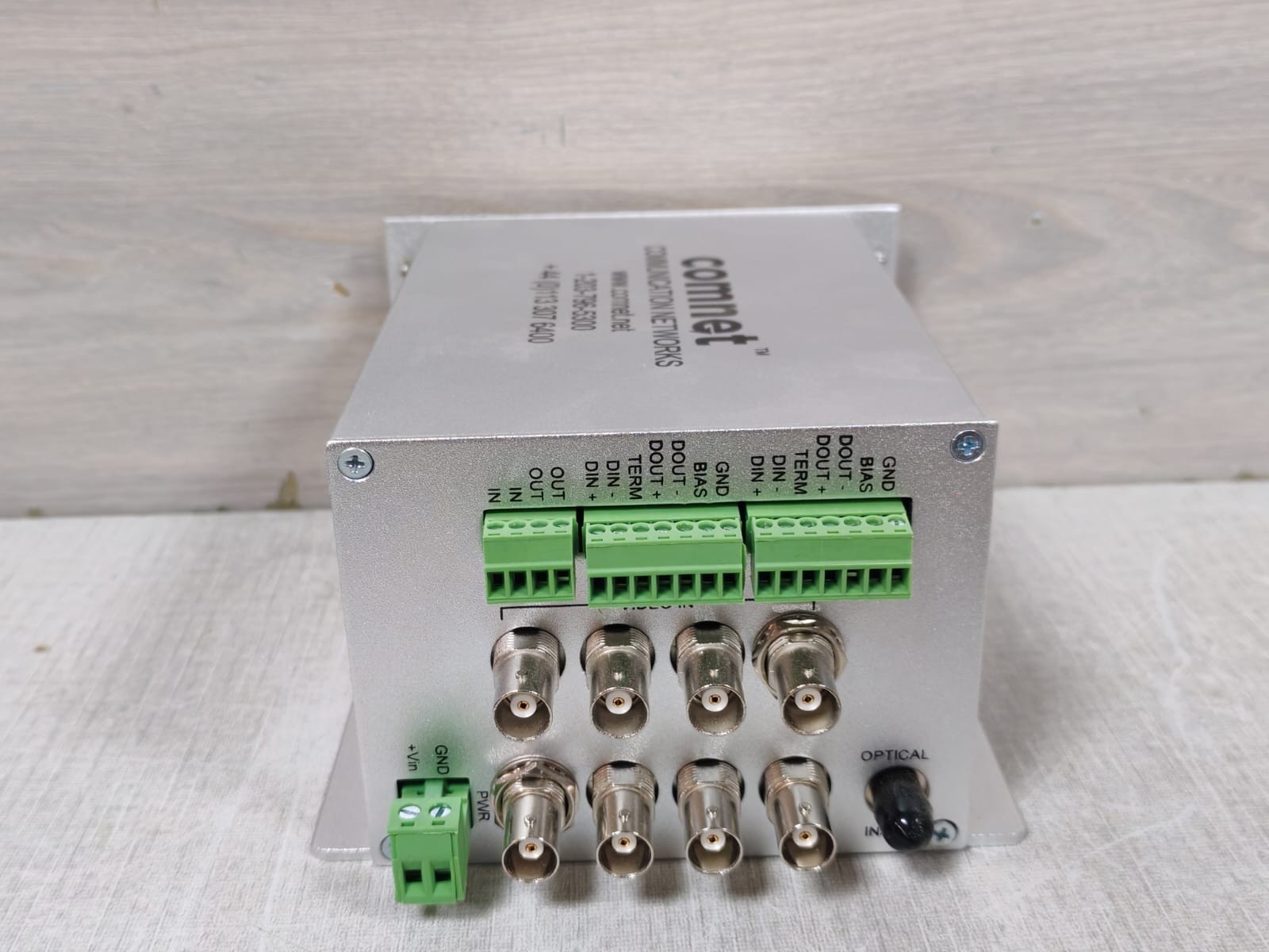 Comnet FVT812/FVT812M1 COMNET FVT812/FVT812M1 8-CHANNEL DIGITAL VIDEO TRANSMITTER 7