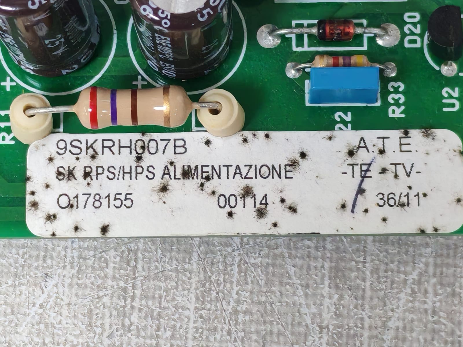 Unbranded 9SKRH007B AROS NF12200C 9SKRH007B SK RPS/HPS ALIMENTAZIONE 4