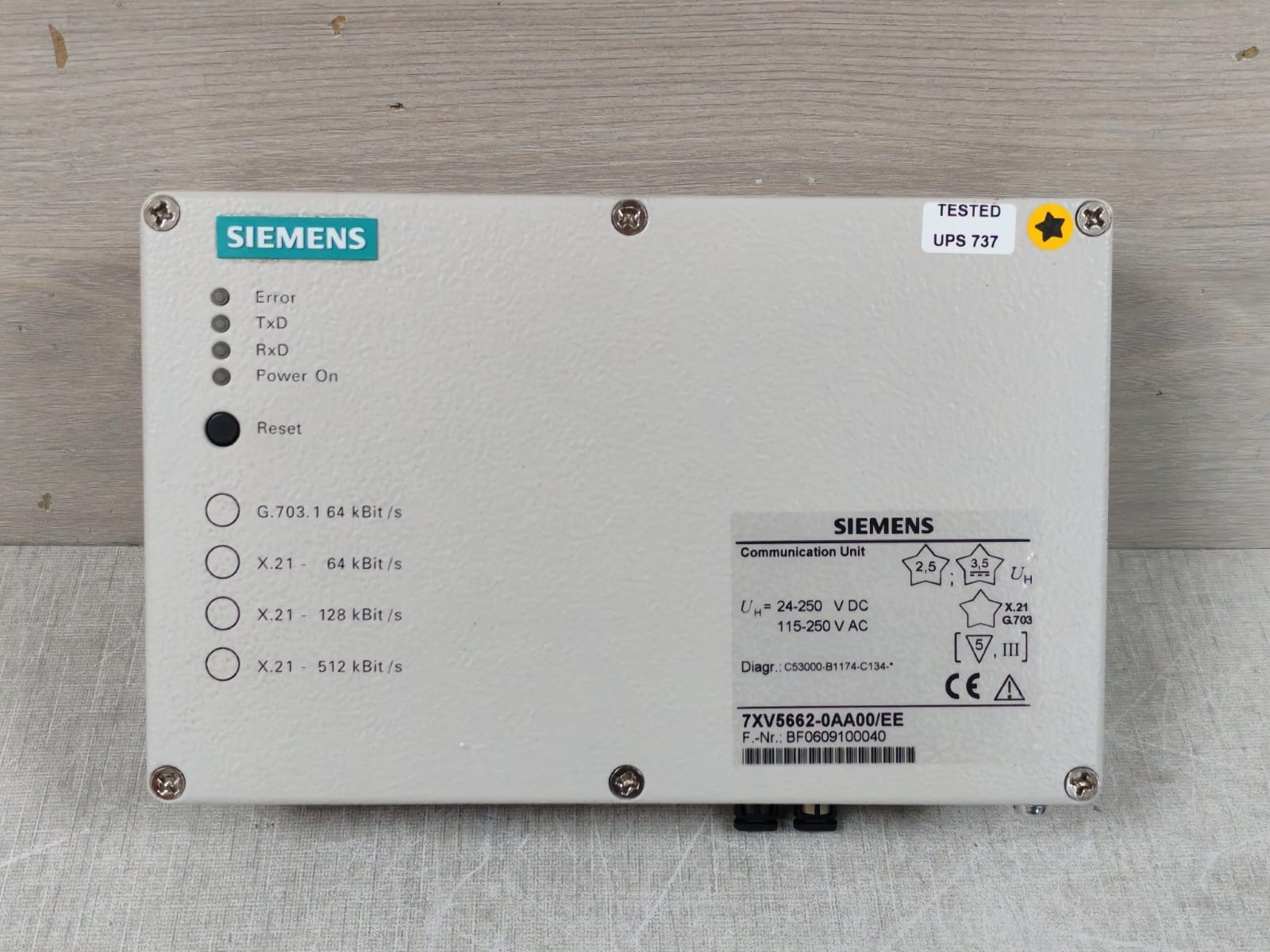 Siemens 7XV5662-0AA00/EE SIEMENS 7XV5662-0AA00/EE COMMUNICATION CONVERTER 24-250VDC 2