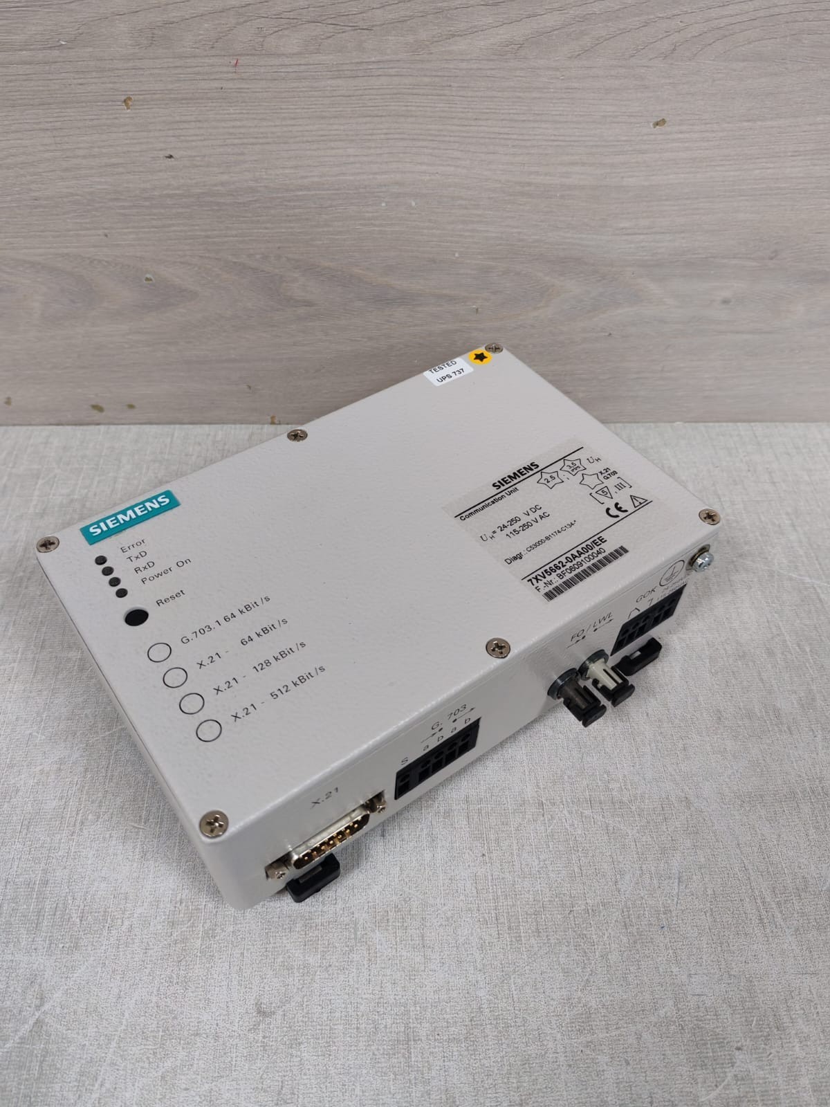 Siemens 7XV5662-0AA00/EE SIEMENS 7XV5662-0AA00/EE COMMUNICATION CONVERTER 24-250VDC 5