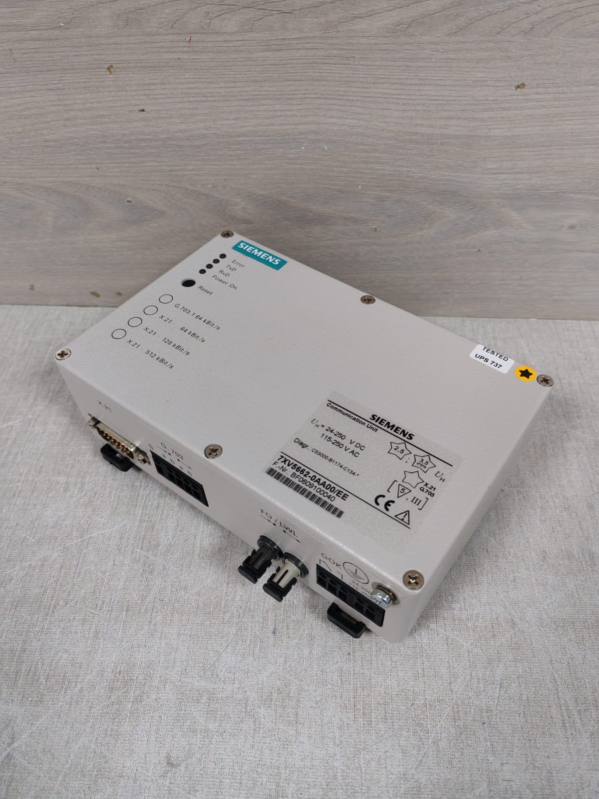Siemens 7XV5662-0AA00/EE SIEMENS 7XV5662-0AA00/EE COMMUNICATION CONVERTER 24-250VDC 6