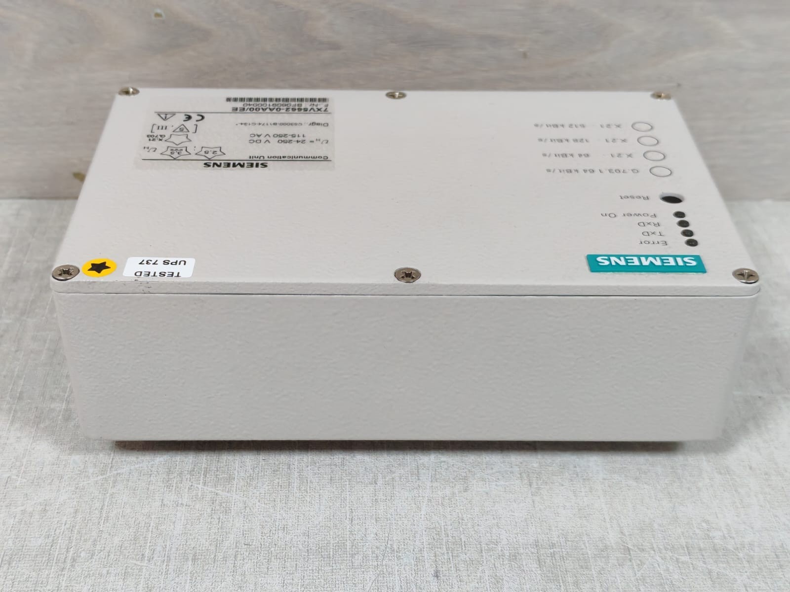 Siemens 7XV5662-0AA00/EE SIEMENS 7XV5662-0AA00/EE COMMUNICATION CONVERTER 24-250VDC 10