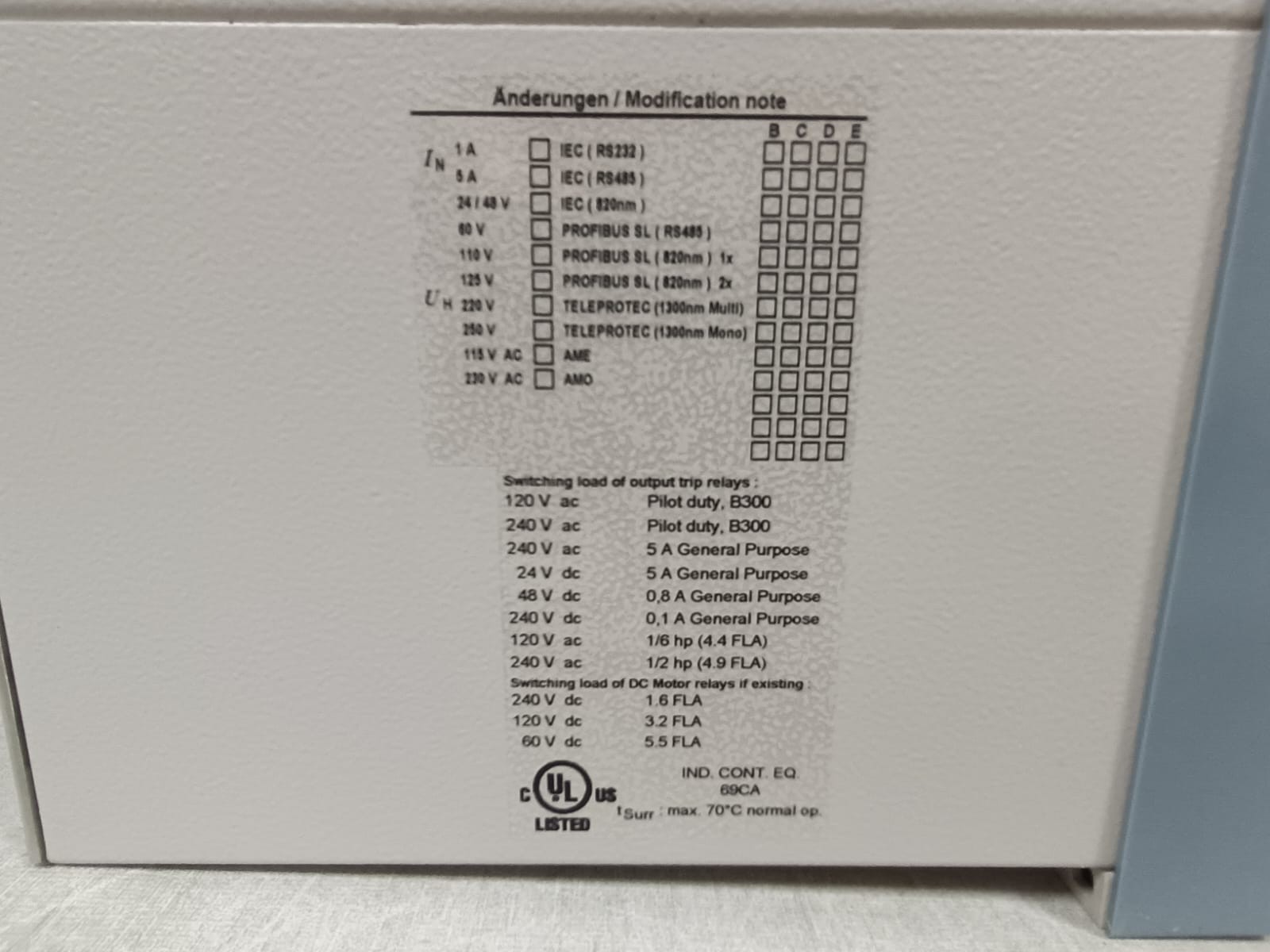 Siemens 7SD5 SIEMENS SIPROTEC 7SD5 7SD5221-5AC29-0CJ5/FF MULTI DIFFERENTIAL PROTECTION RELAY 10