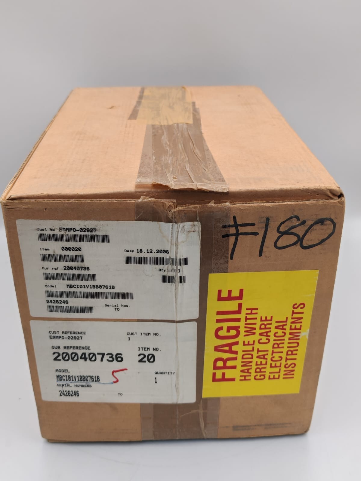 AREVA MBCI01V1BB0761B AREVA MBCI MBCI01V1BB0761B DIFFERENTIAL RELAY 110-125 V 3