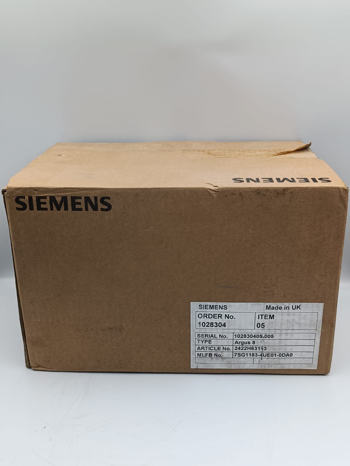 Siemens 7SG1183-4UE01-0DA0 SIEMENS ARGUS 8 7SG1183-4UE01-0DA0 PROTECTION RELAY 2