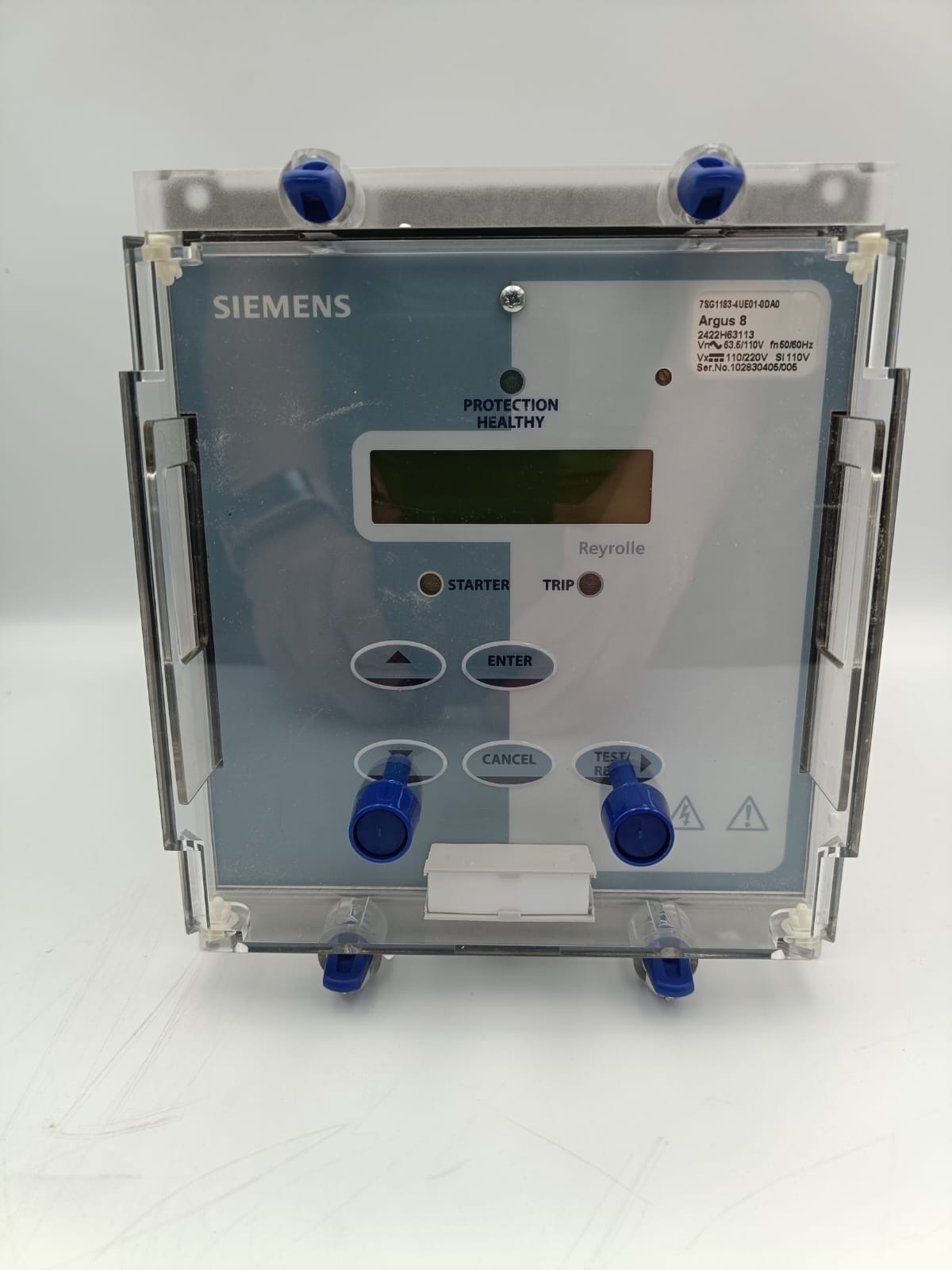 Siemens 7SG1183-4UE01-0DA0 SIEMENS ARGUS 8 7SG1183-4UE01-0DA0 PROTECTION RELAY 3