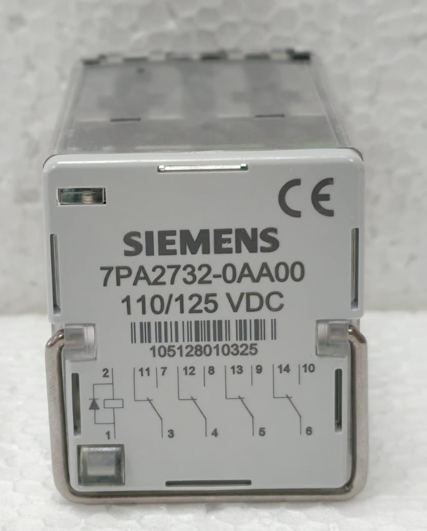 Siemens 7PA2732-0AA00-2 SIEMENS 7PA2732-0AA00-2 110/125VDC TRIP,FAST RELAY 4 NC/NO WITH SOCKET 3