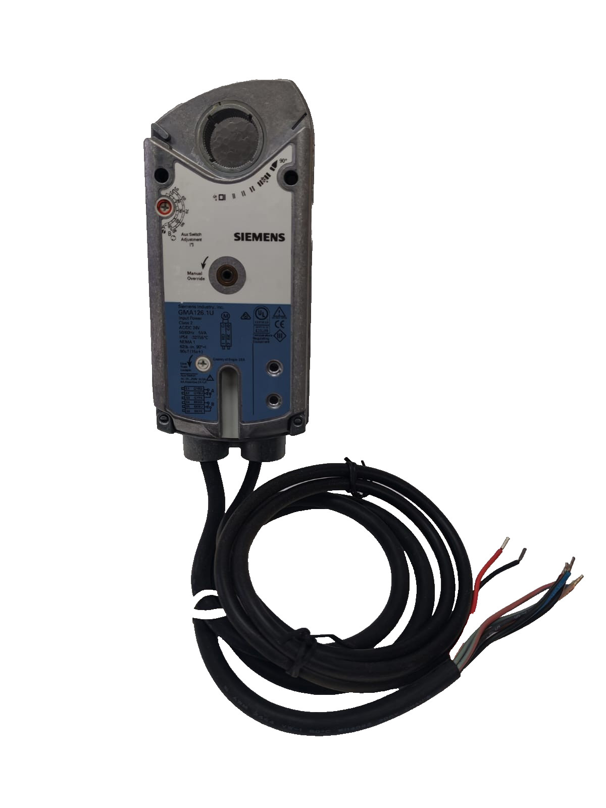 Siemens GMA1261U SIEMENS GMA126.1U GMA SERIES ELECTRIC DAMPER ACTUATOR 2