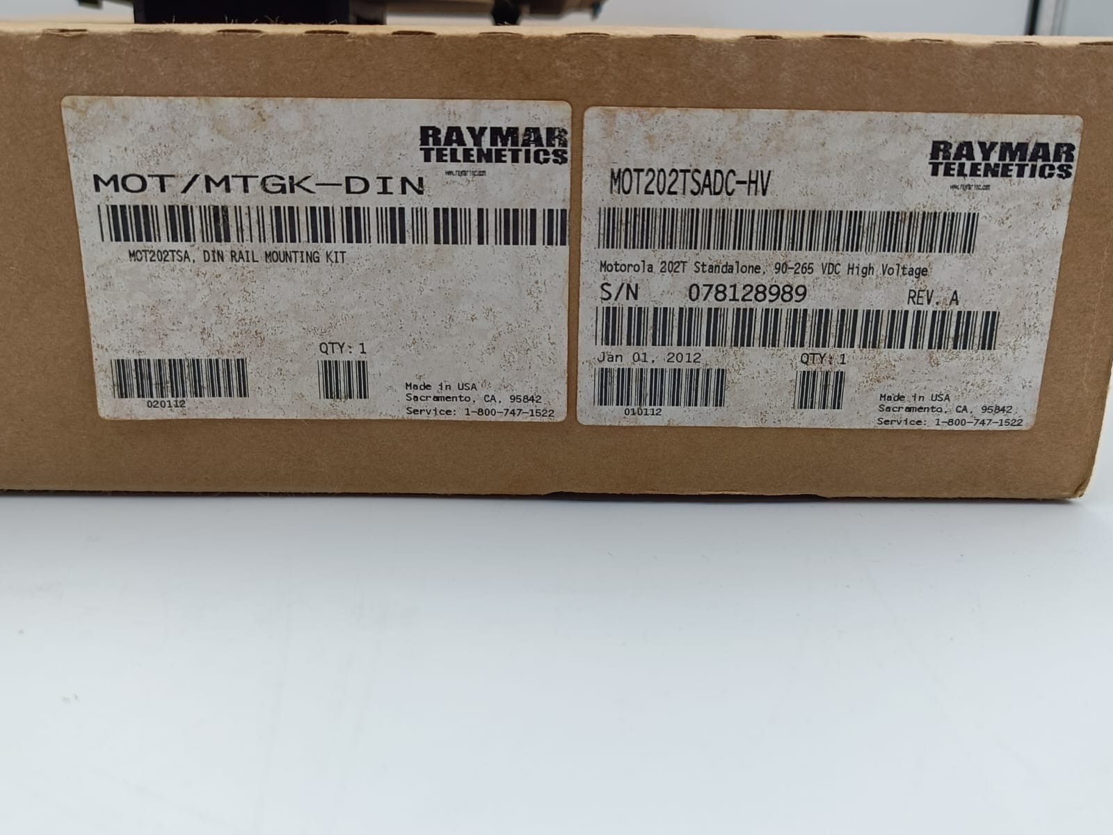RAYMAR TELENETICS MOT202TSADC-HV V.23 RAYMAR TELENETICS MOT202TSADC-HV V.23 ANALOG MODEM 4
