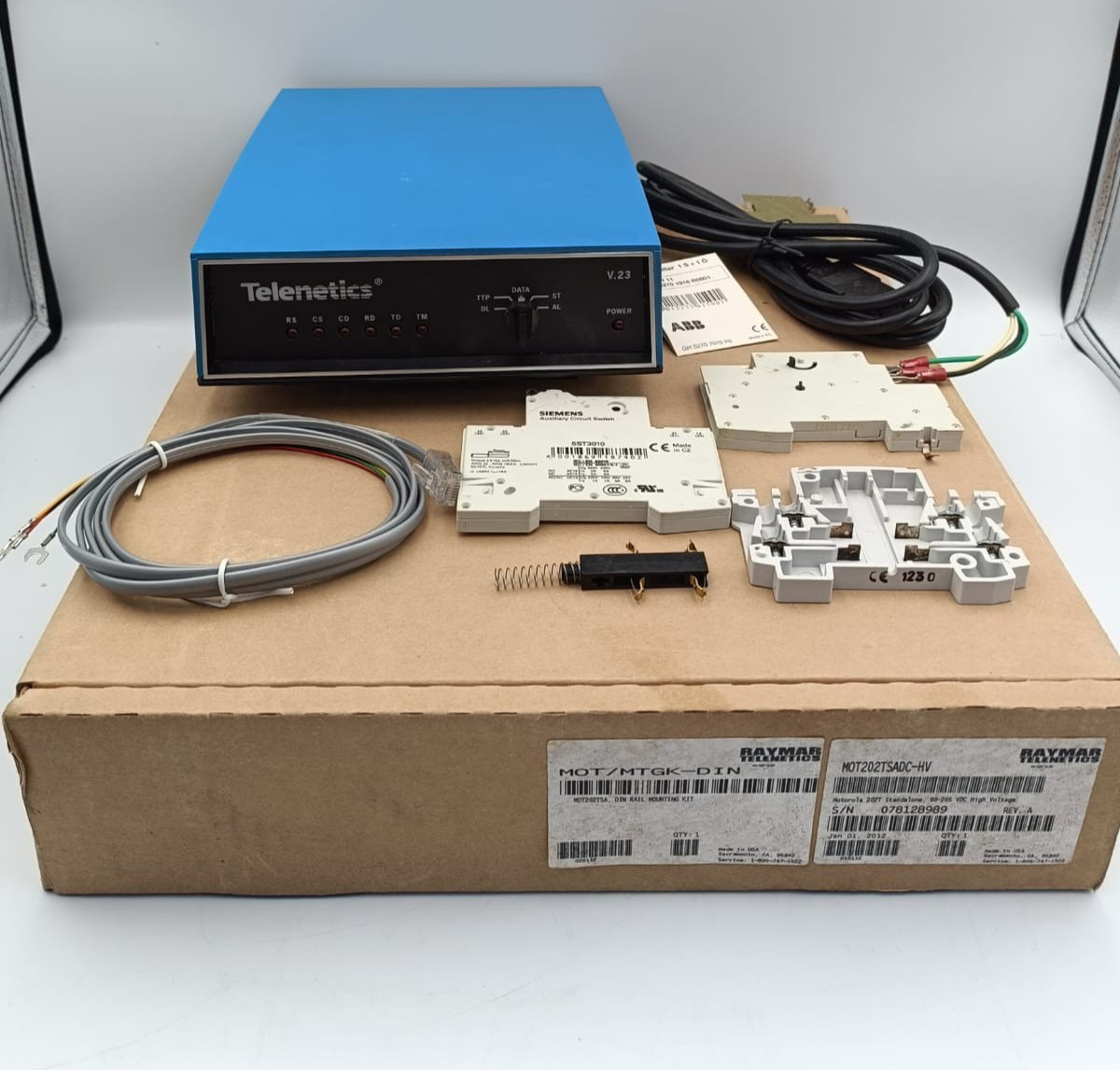 RAYMAR TELENETICS MOT202TSADC-HV V.23 RAYMAR TELENETICS MOT202TSADC-HV V.23 ANALOG MODEM 5