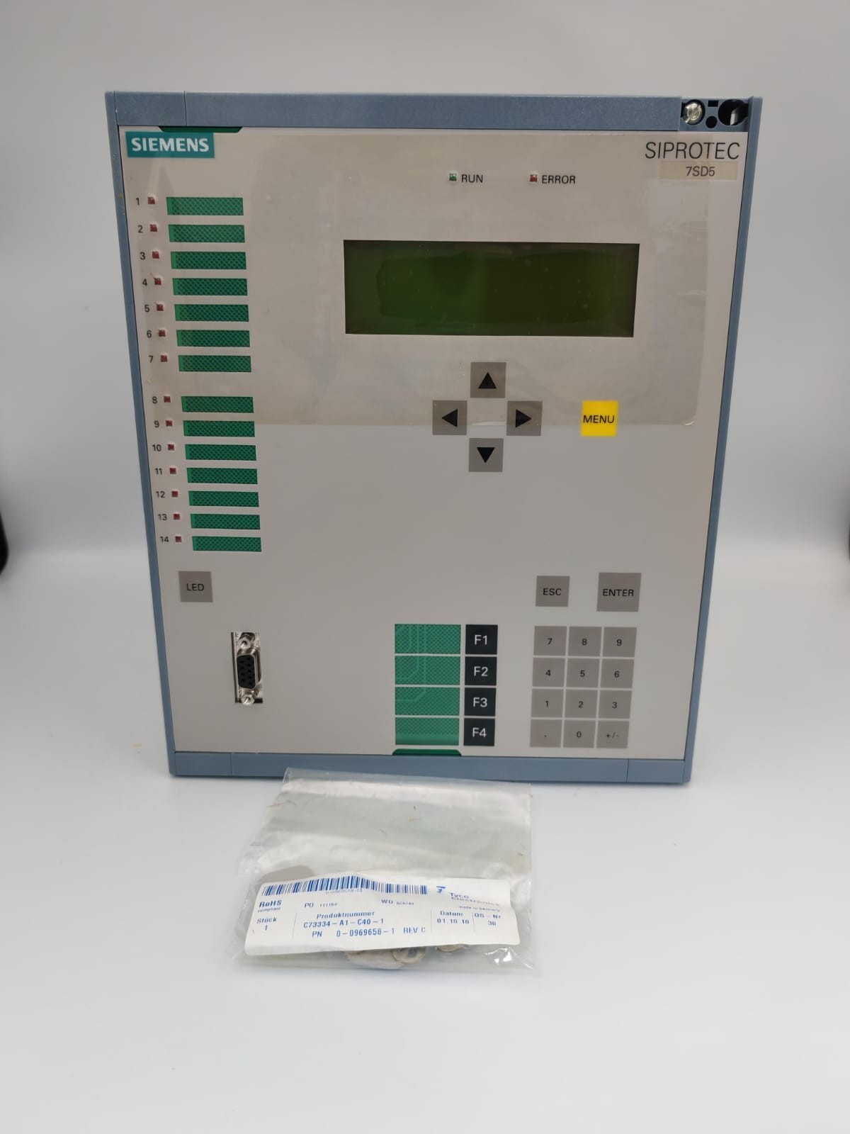 SIEMENS SIPROTEC 7SD5 7SD5221-5AB99-9CK5/GG MULTI TERMINAL LINE DIFF.PROTECTION