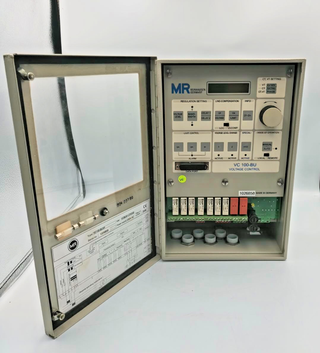 GE VC-100 MR REINHAUSEN VC 100-BU VC100-BU01 VOLTAGE CONTROL 230VAC 6