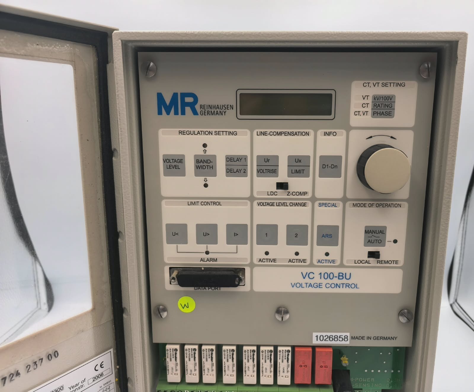 GE VC-100 MR REINHAUSEN VC 100-BU VC100-BU01 VOLTAGE CONTROL 230VAC 7