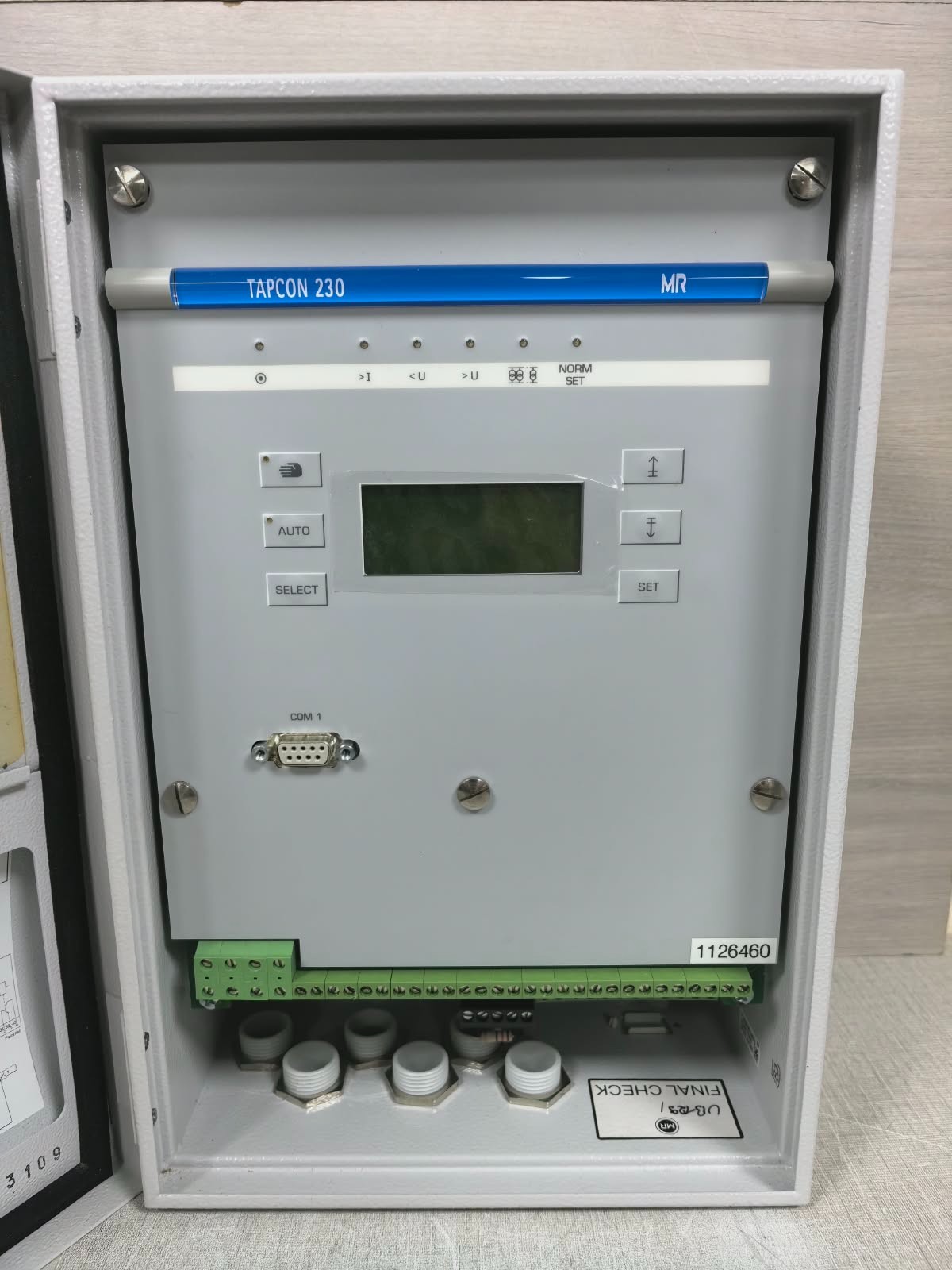 GE TAPCON 230 MR TAPCON 230 VOLTAGE REGULATOR 230V 5