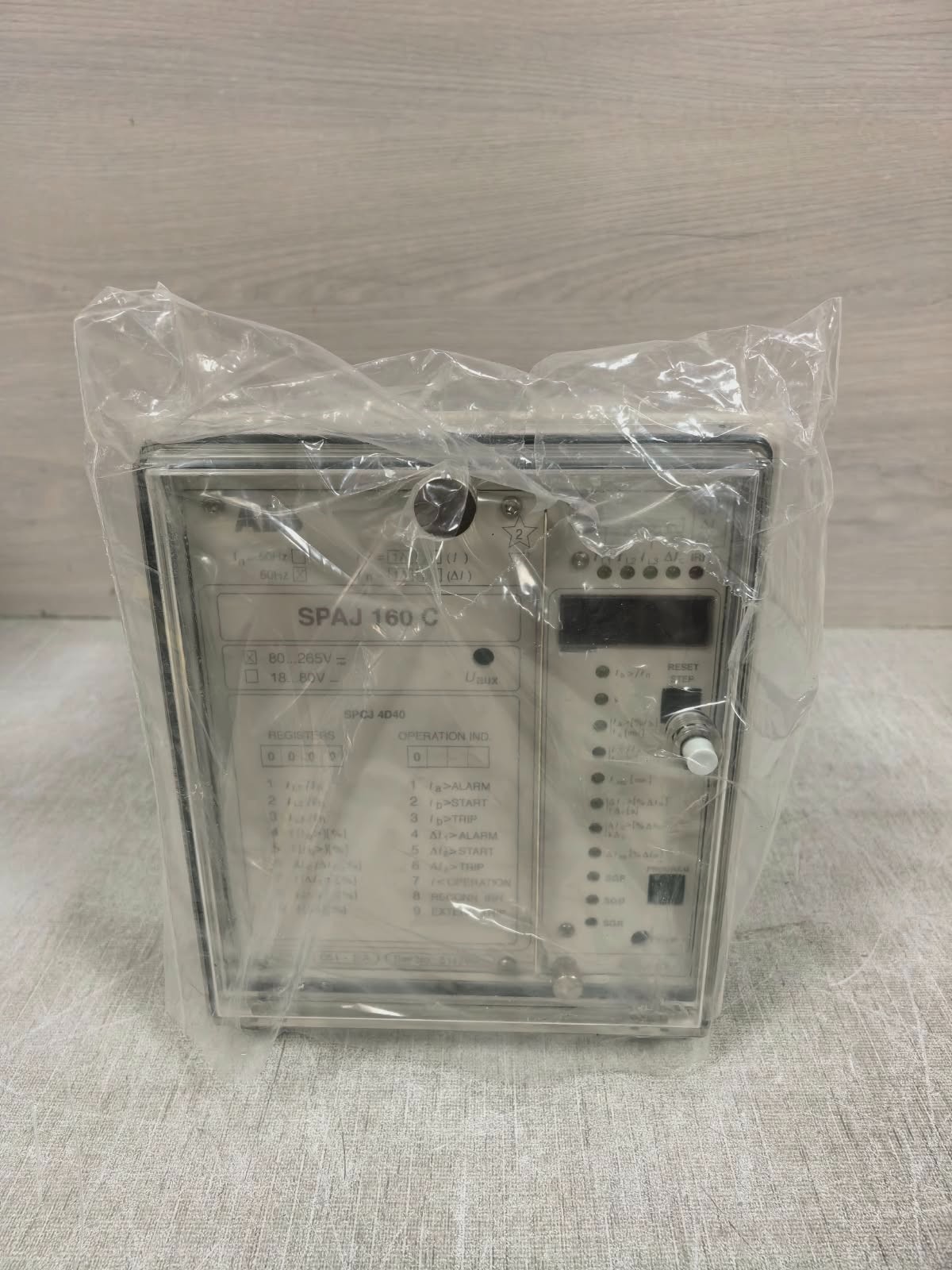 ABB SPAJ160C-DA RS611051-DA REV.A ABB SPAJ160C-DA RS611051-DA REV.A MULTI-FUNCTIONAL PROTECTIVE RELAY 3