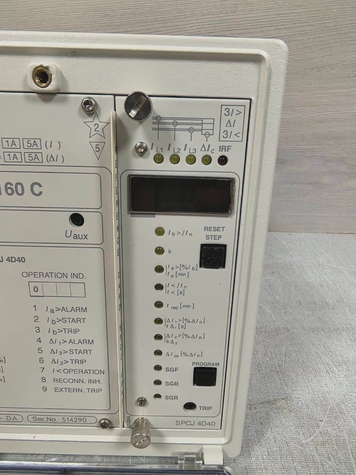 ABB SPAJ160C-DA RS611051-DA REV.A ABB SPAJ160C-DA RS611051-DA REV.A MULTI-FUNCTIONAL PROTECTIVE RELAY 6