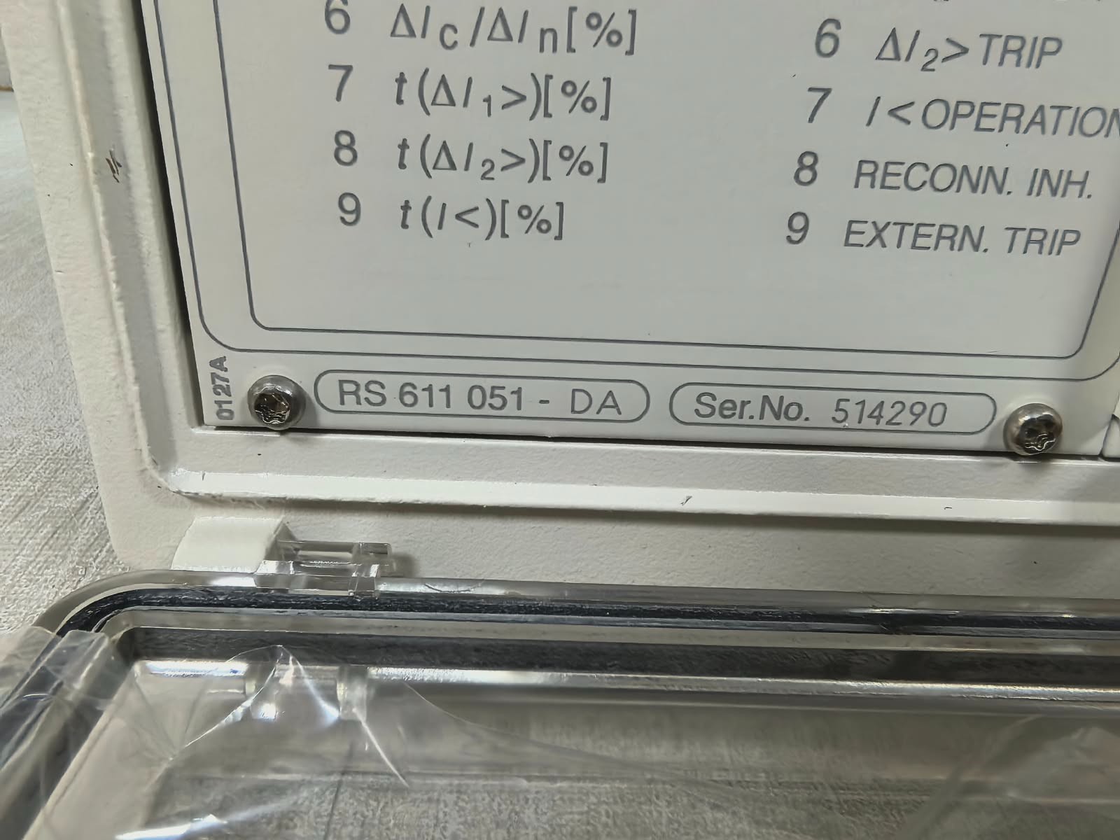 ABB SPAJ160C-DA RS611051-DA REV.A ABB SPAJ160C-DA RS611051-DA REV.A MULTI-FUNCTIONAL PROTECTIVE RELAY 7