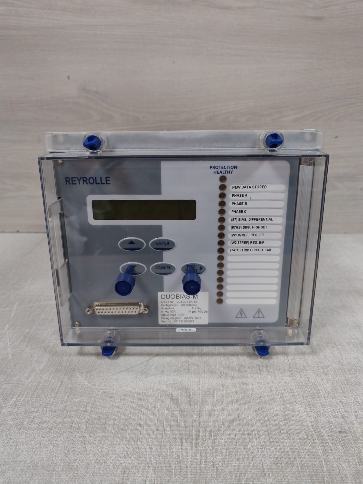 REYROLLE DUOBIAS-M DU3-201-LA-60 REYROLLE DUOBIAS-M DU3-201-LA-60 PROTECTION HEALTHY 110V 2