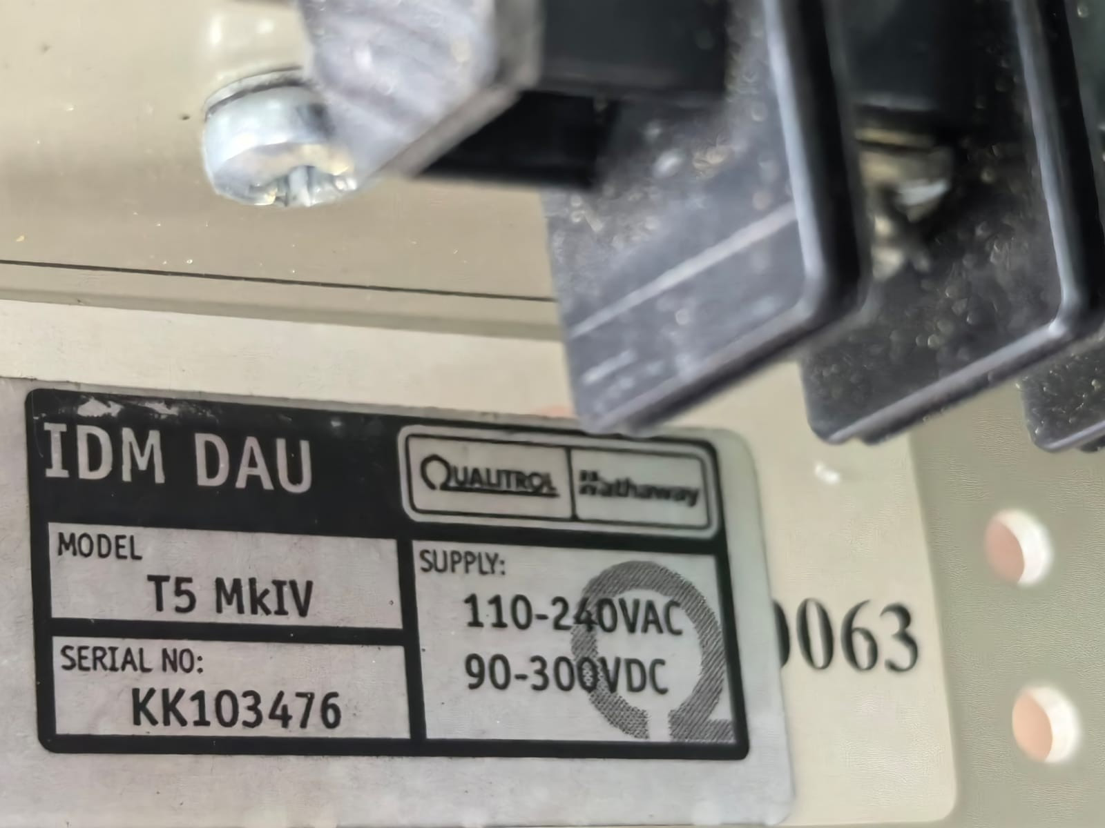 IDM QUALITROL IDM DAU QUALITROL T5 MKIV DIGITAL FAULT RECORDER 4