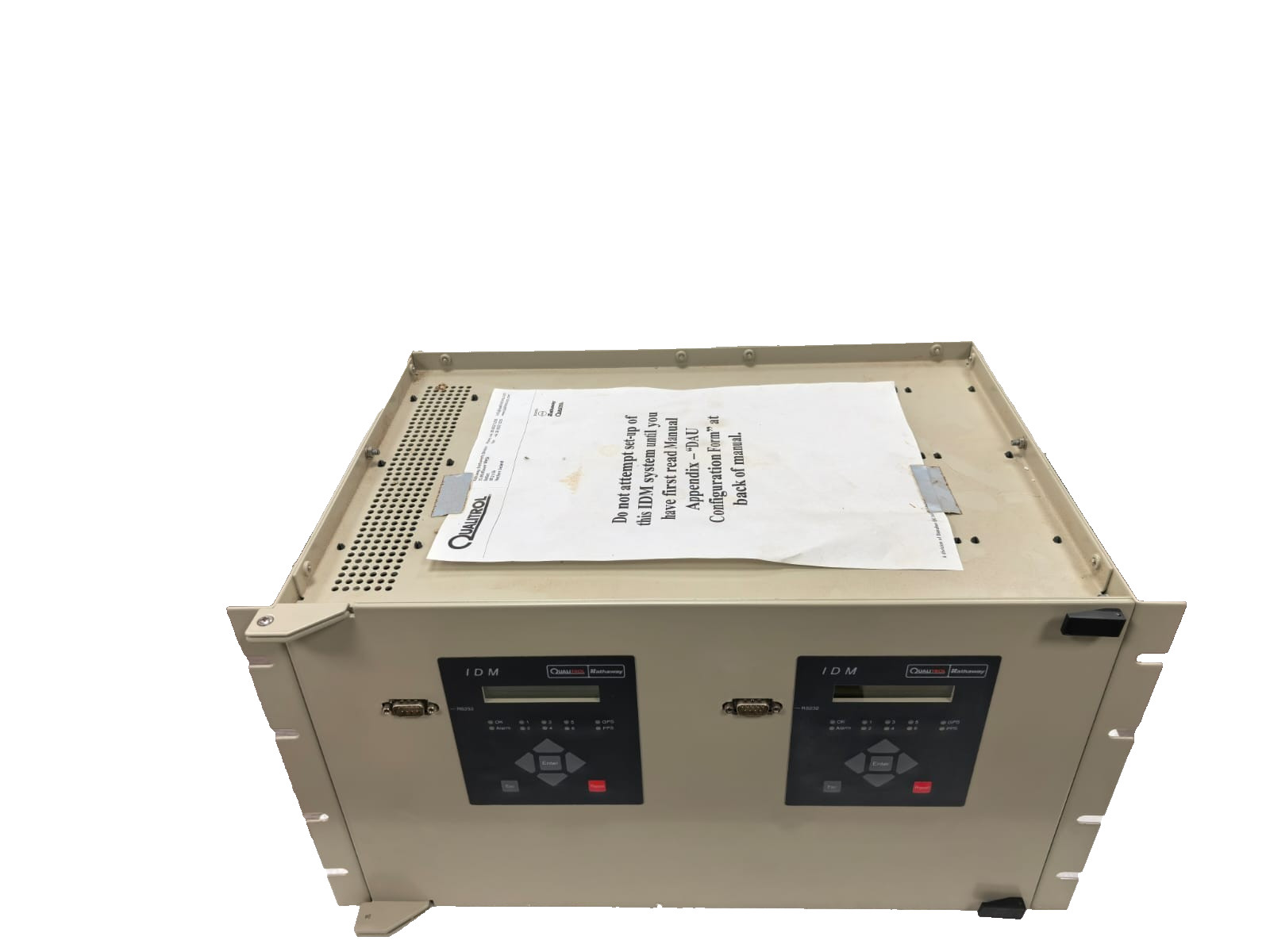IDM QUALITROL IDM DAU QUALITROL T5 MKIV DIGITAL FAULT RECORDER 10