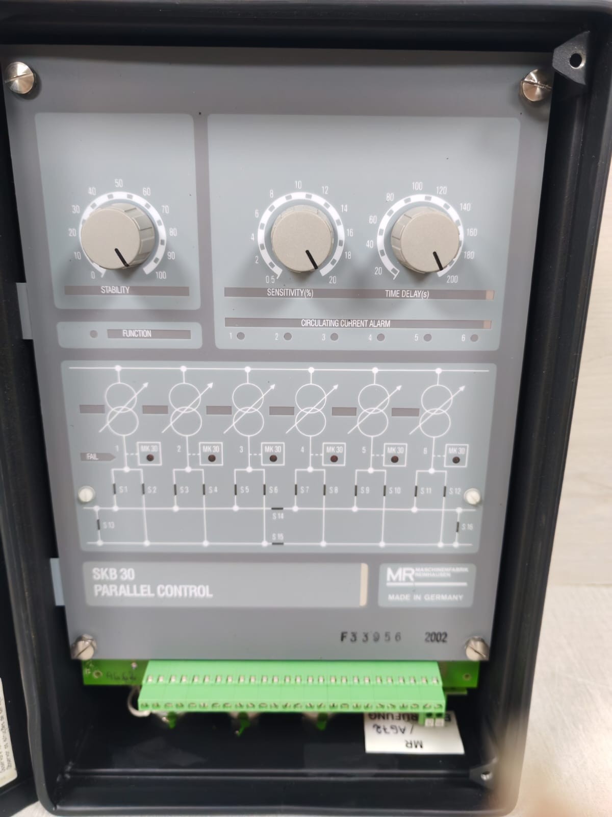 MASCHINENFABRIK REINHAUSEN SKB 30 MASCHINENFABRIK REINHAUSEN SKB 30 PARALLEL CONTROL UNIT 8