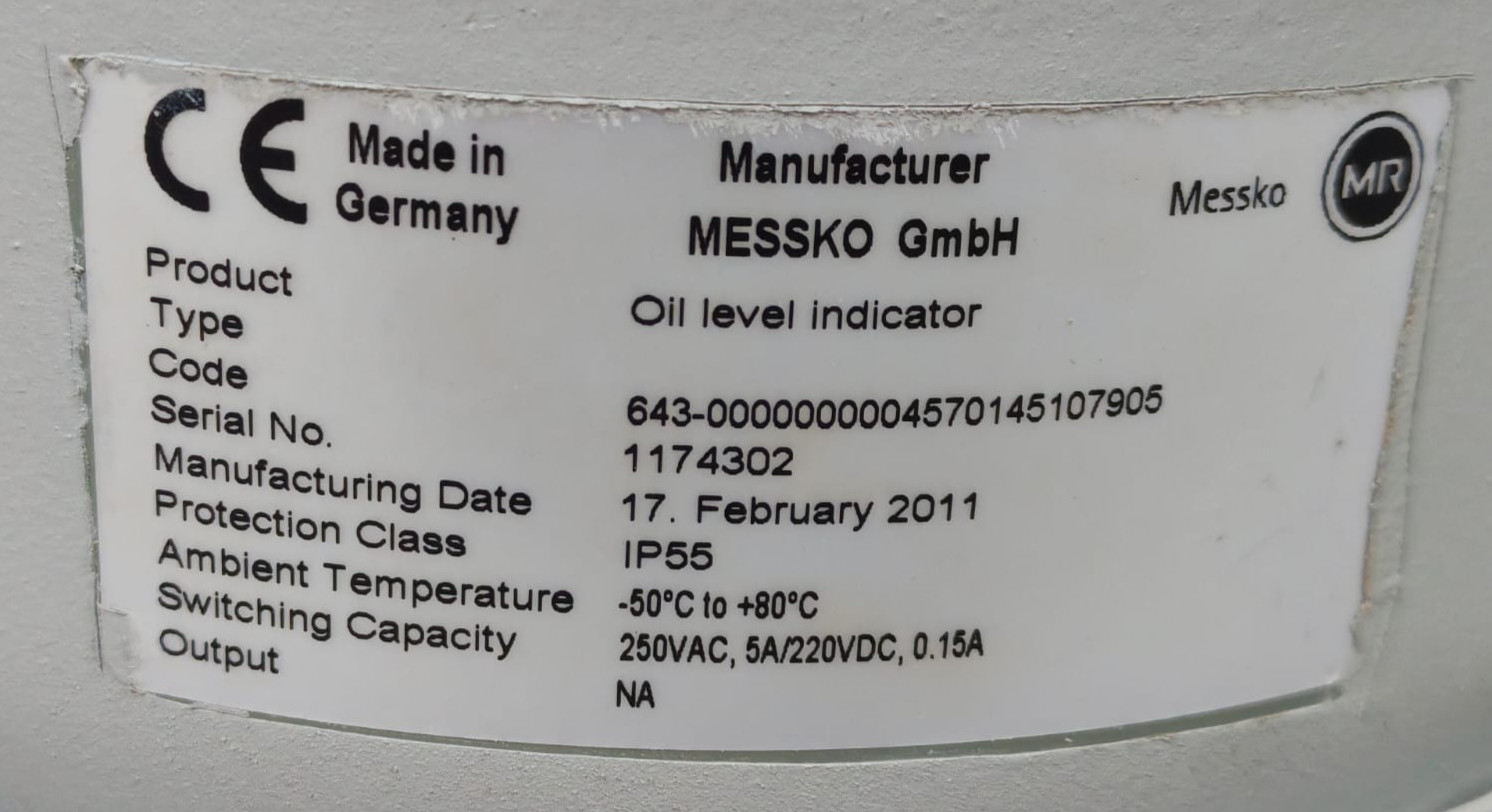 MESSKO 643-0000000004570145107905 MESSKO 643-0000000004570145107905 OIL LEVEL INDICATOR 10