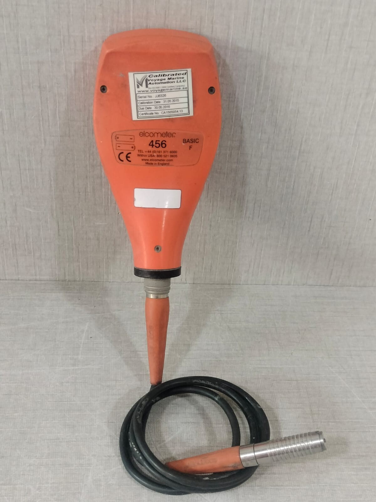 Elcometer BASIC ELCOMETER 456 Basic F Coating Thickness Gauge with probe 6