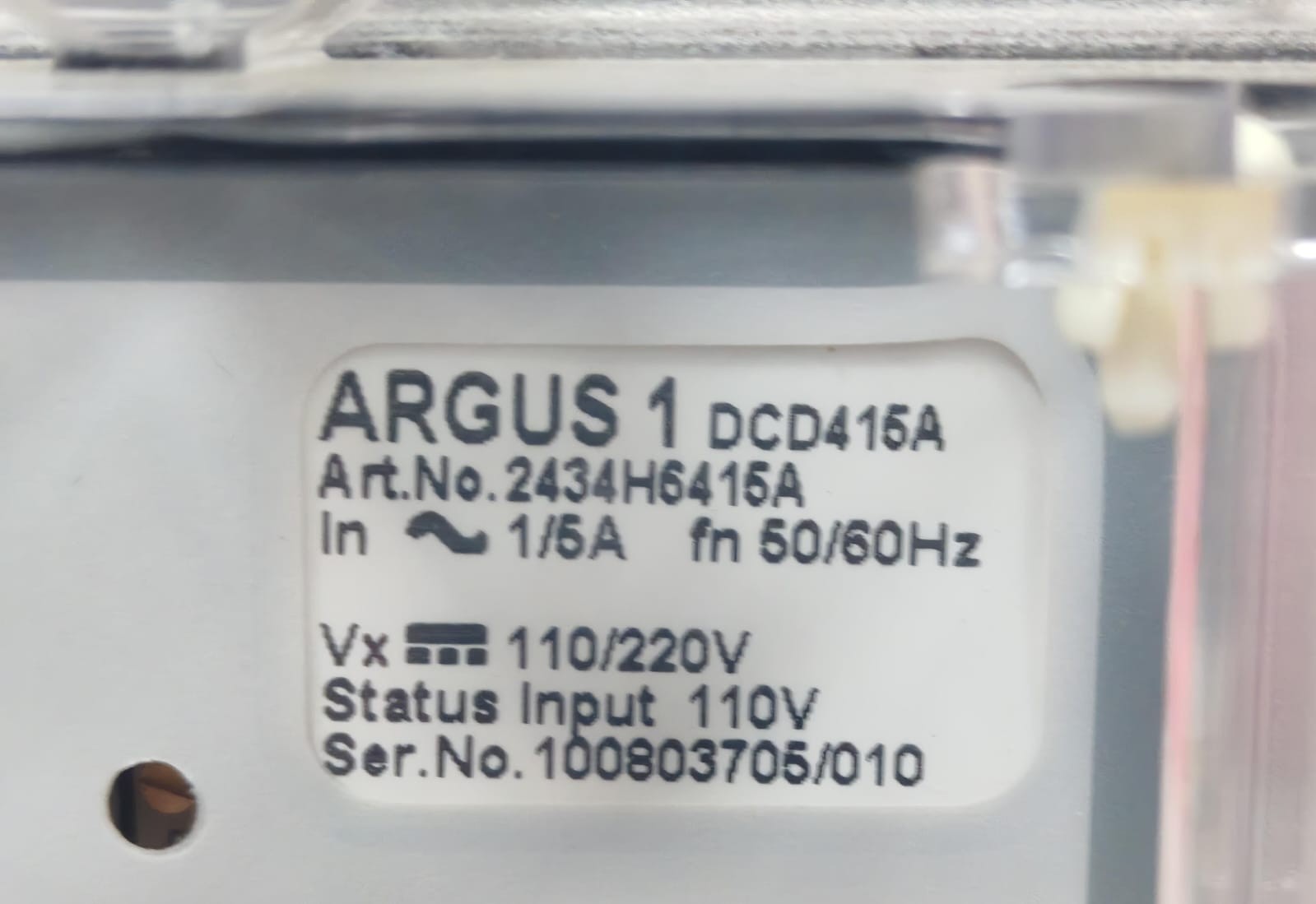 Siemens DCD415A SIEMENS REYROLLE ARGUS 1 DCD415A 2434H6415A PROTECTION HEALTHY 110-220V 5
