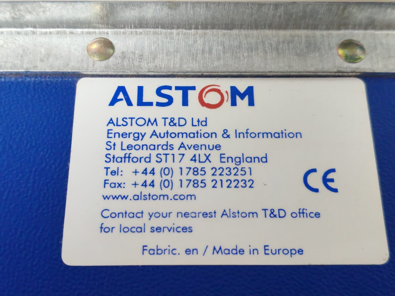 Alstom RELAY-100 ALSTOM MICOM P442311A3A0090C PROTECTION RELAY 100-120V 9