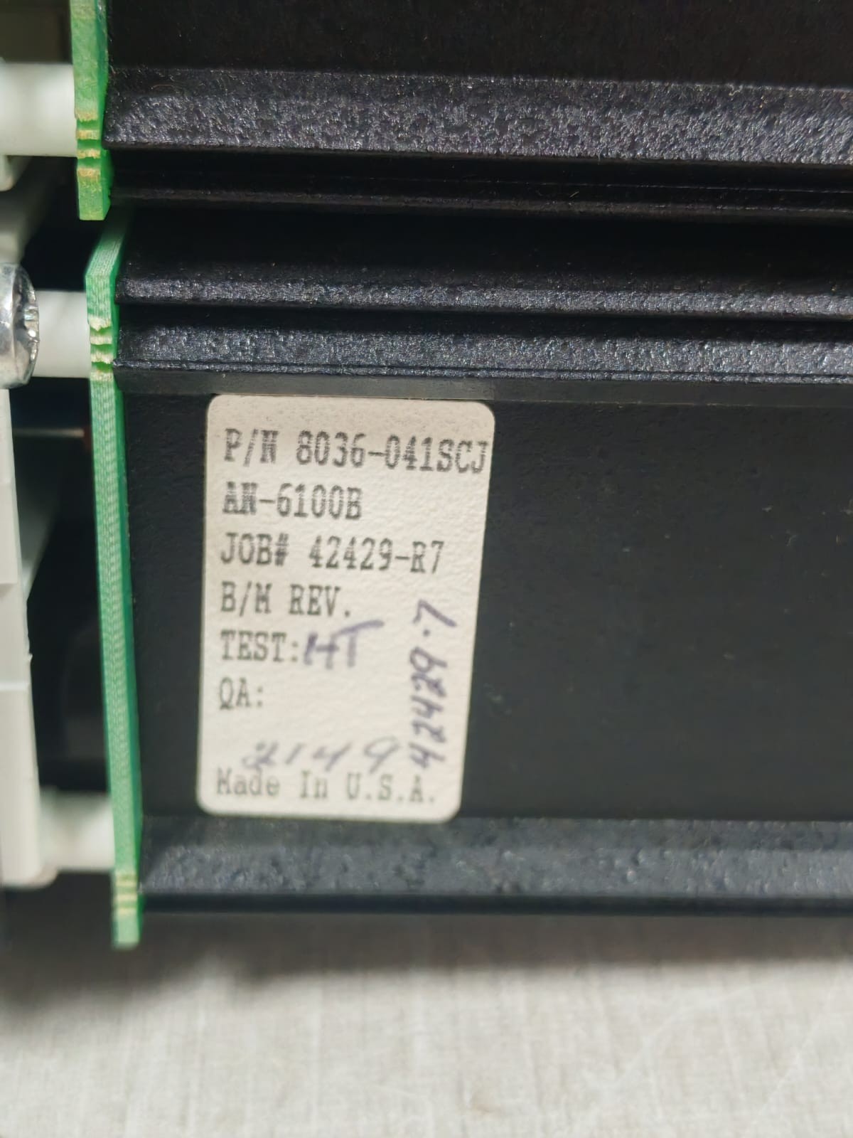 ROSHESTER / AMETEK AN6100B ROSHESTER / AMETEK AN6100B 8036-041SCJ PANEL METER 7