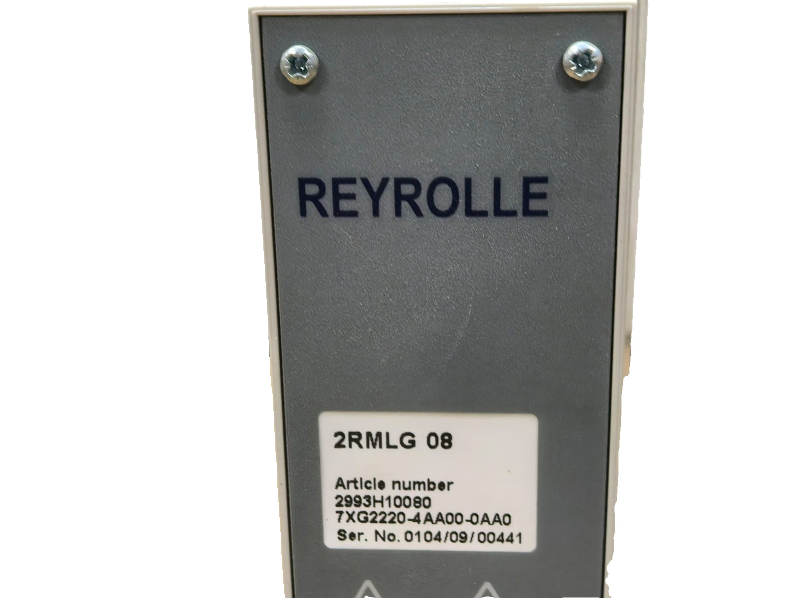 Siemens 7XG2220-4AA00-0AA0 SIEMENS REYROLLE 2RMLG 08 TEST BLOCK PROTECTION RELAY 7XG2220-4AA00-0AA0 3