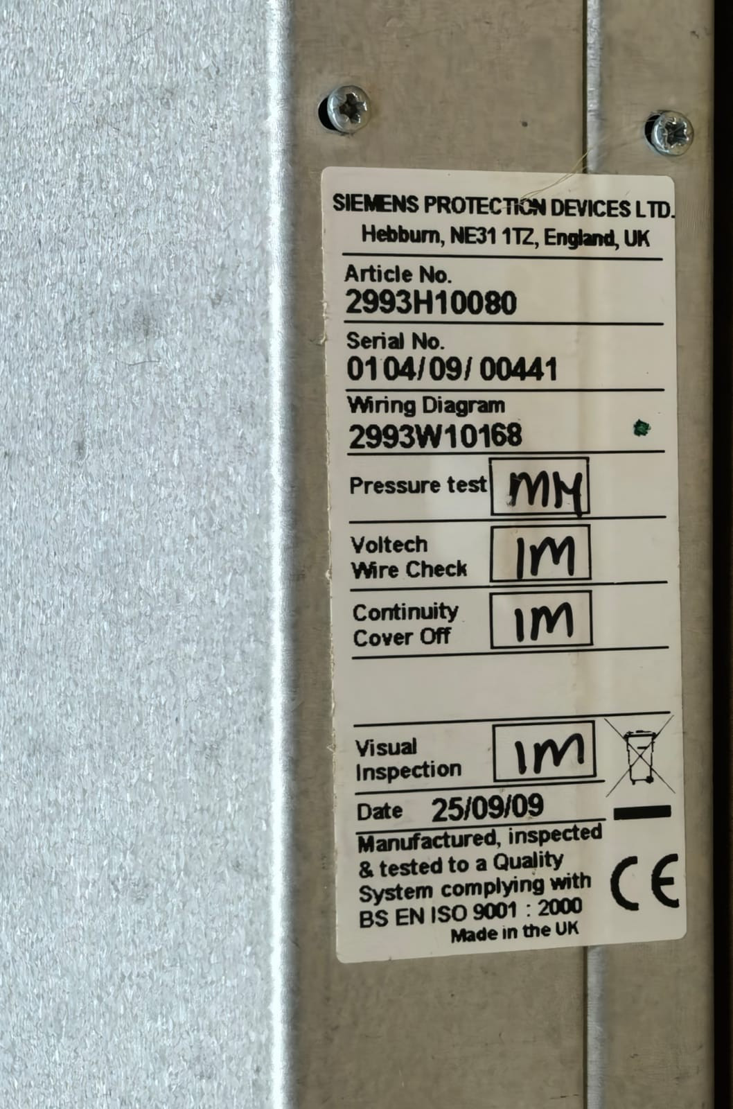 Siemens 7XG2220-4AA00-0AA0 SIEMENS REYROLLE 2RMLG 08 TEST BLOCK PROTECTION RELAY 7XG2220-4AA00-0AA0 4