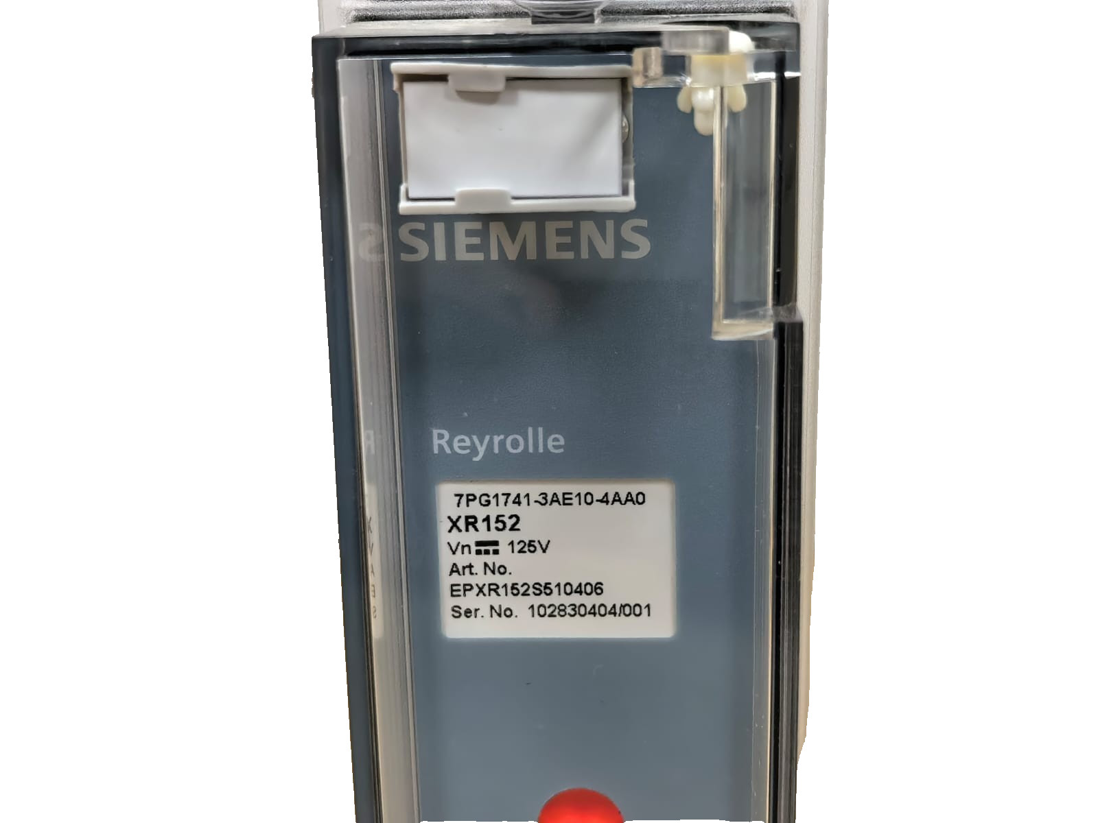 Siemens XR152 SIEMENS REYROLLE XR152 DC SUPPLY SUPERVISION RELAY 7PG1741-3AE10-4AA0 3