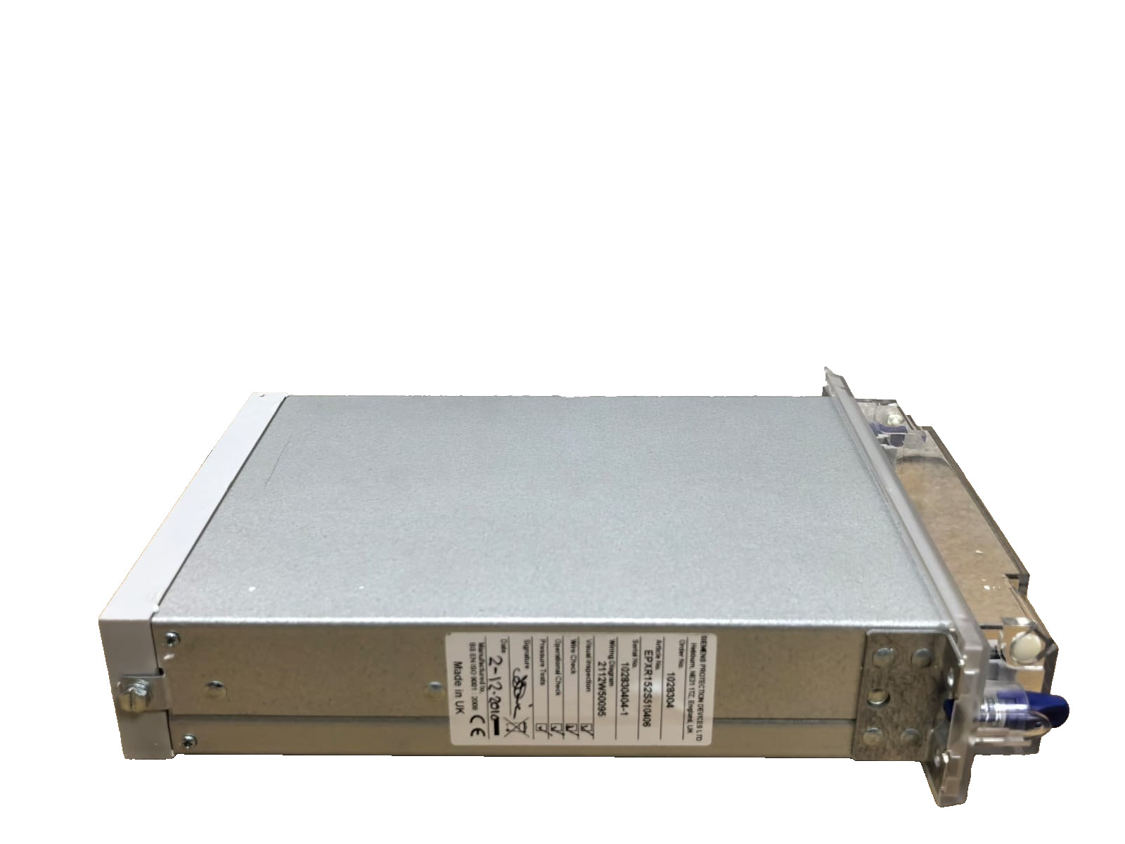 Siemens XR152 SIEMENS REYROLLE XR152 DC SUPPLY SUPERVISION RELAY 7PG1741-3AE10-4AA0 5