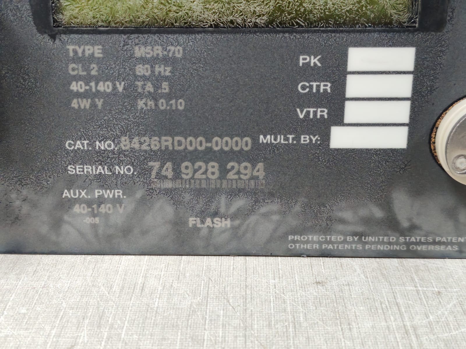 LANDIS + GYR M5R-70 LANDIS + GYR MAXSYS 2510 M5R-70 8426RD00-0000 MULTI-FUNCTION ELECTRONIC METER 4