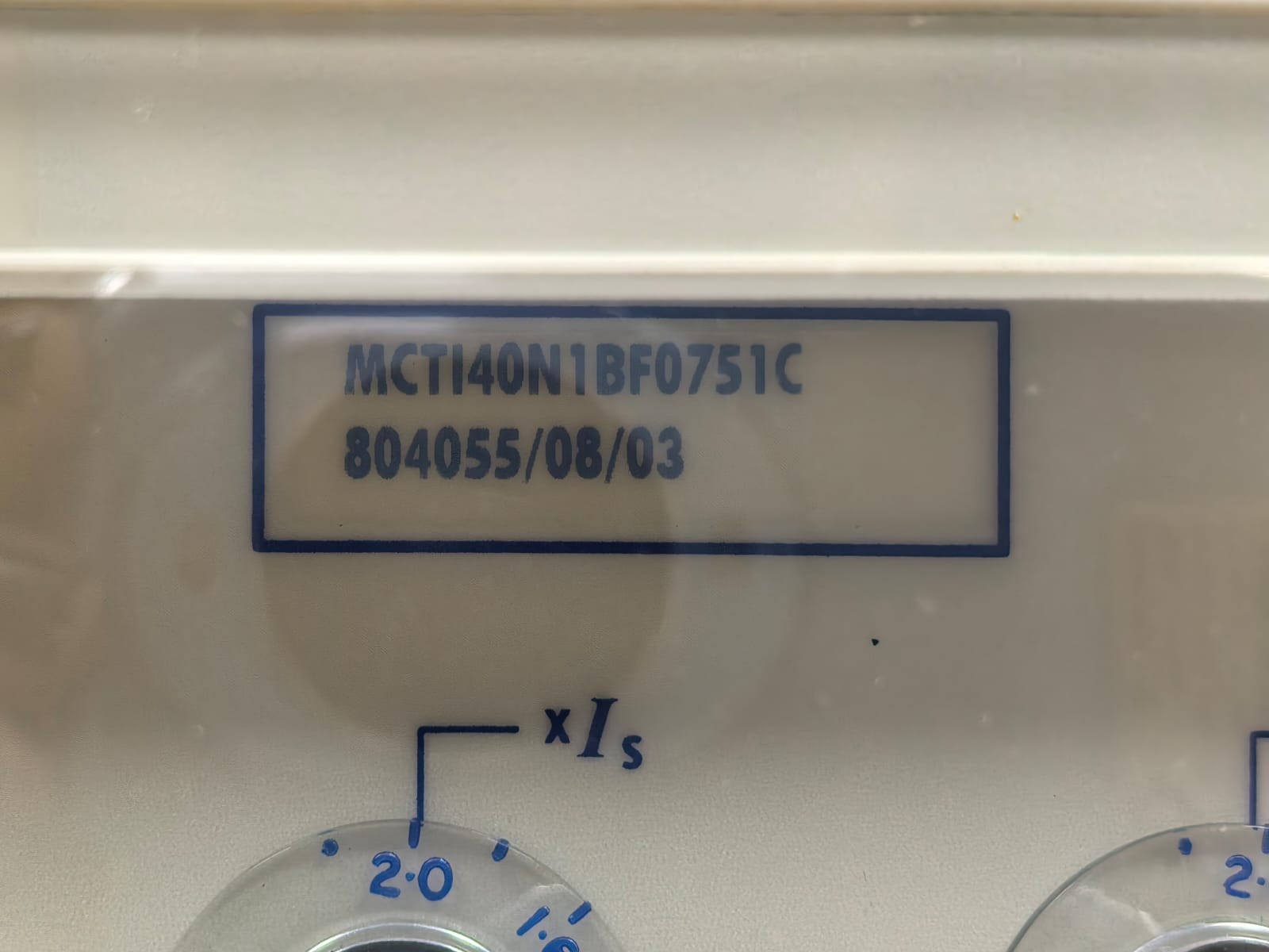 Alstom MCTI40N1BF0751C ALSTOM MCTI40N1BF0751C OVERCURRENT RELAY 4